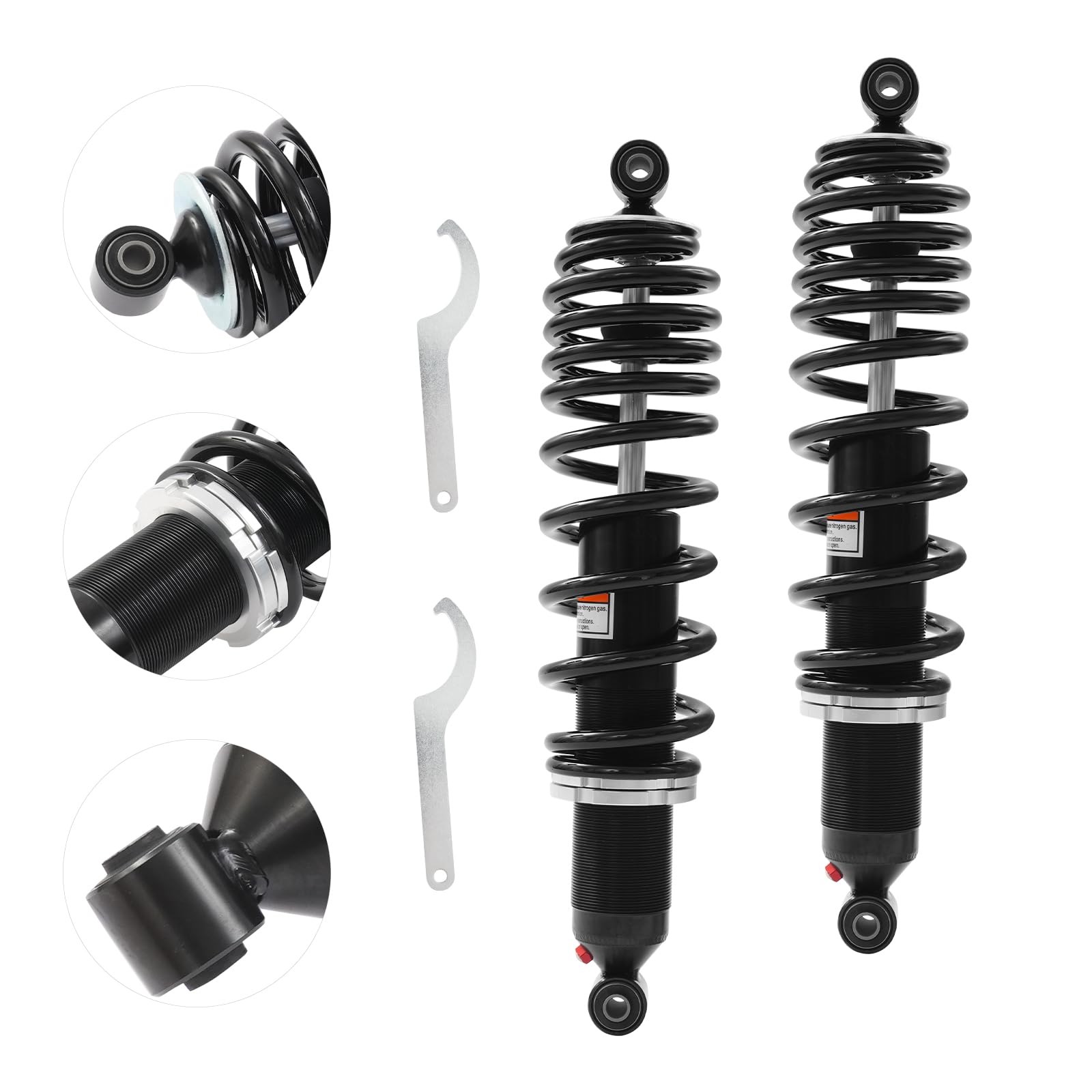 Rear Heavy Duty Shocks Pair Polaris Ranger 400 500 570 800 4×4 2010-2023 7043548