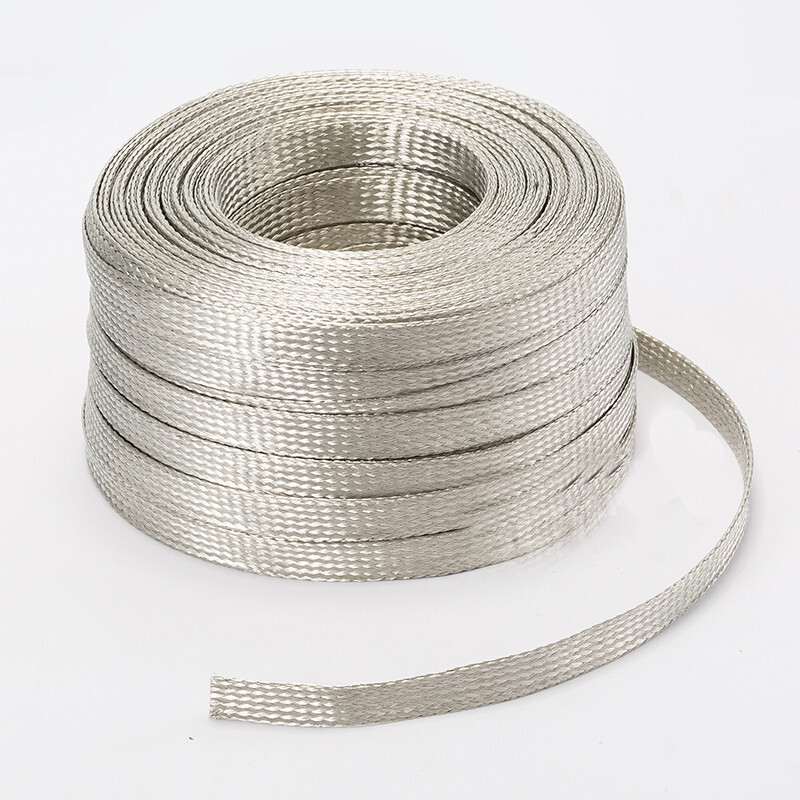 EMI RFI ESD Shielding Wire Sheathing Cable Sleeve Metal Mesh 12’&30′ Length Lot