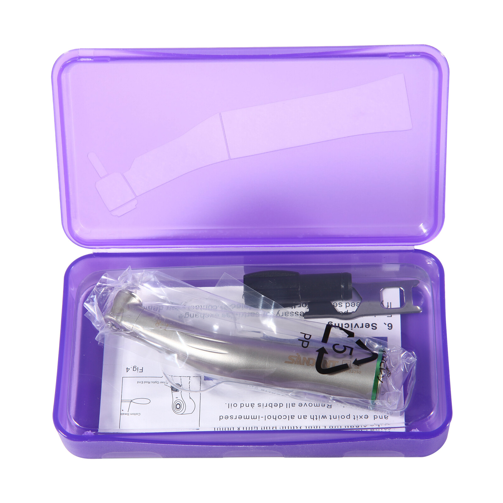 Dental 8:1 Endo Handpiece Endodontic Contra Angle Mini Head Push Button fit NSK