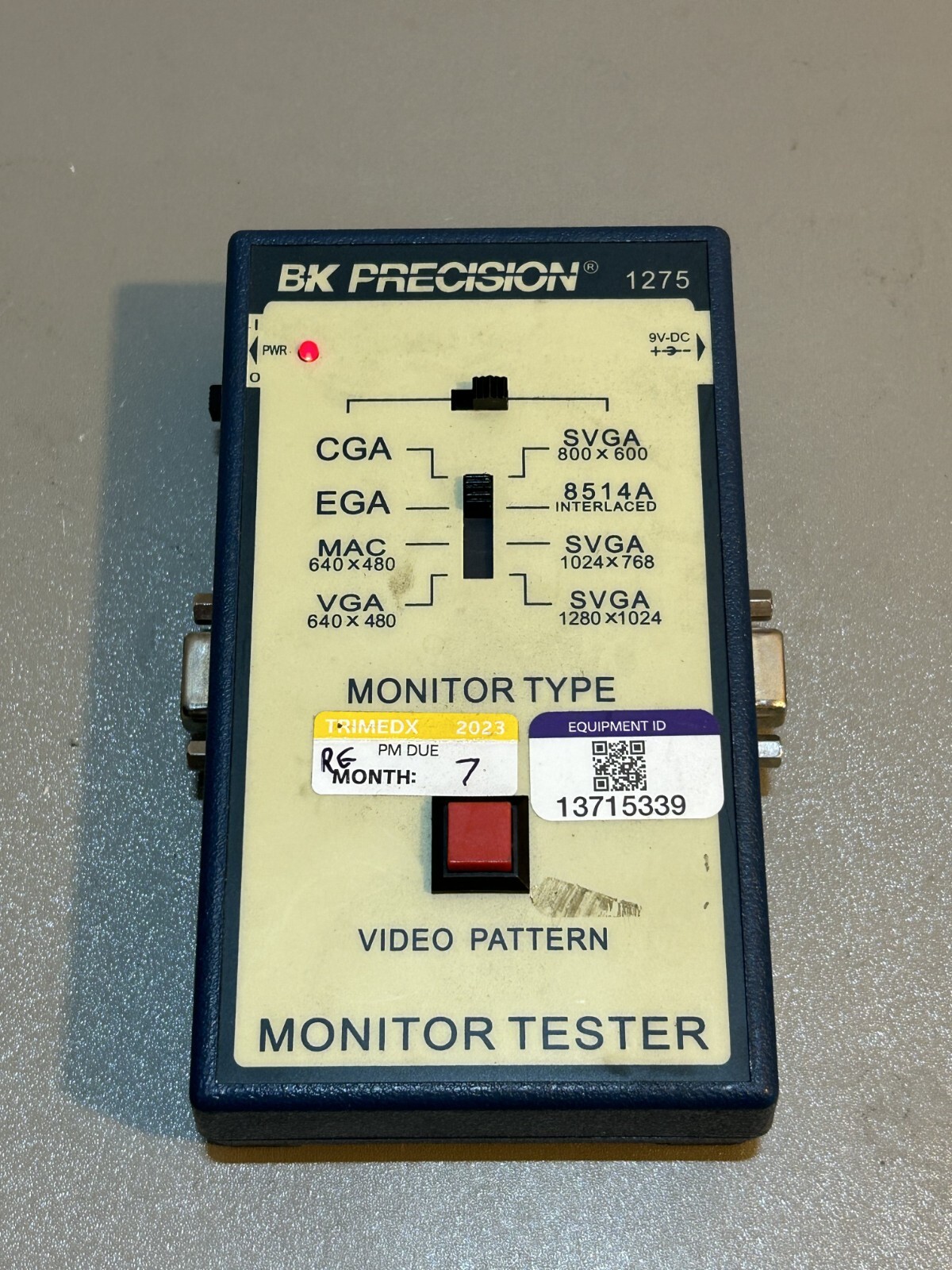 BK Precision 1275 Video Pattern Monitor Tester