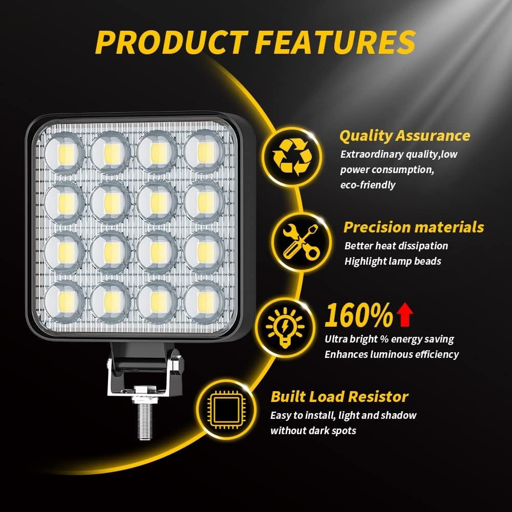 LED Head Light fit Forklift Toyota Clark Hyster Komatsu TCM Yale LED Work Light