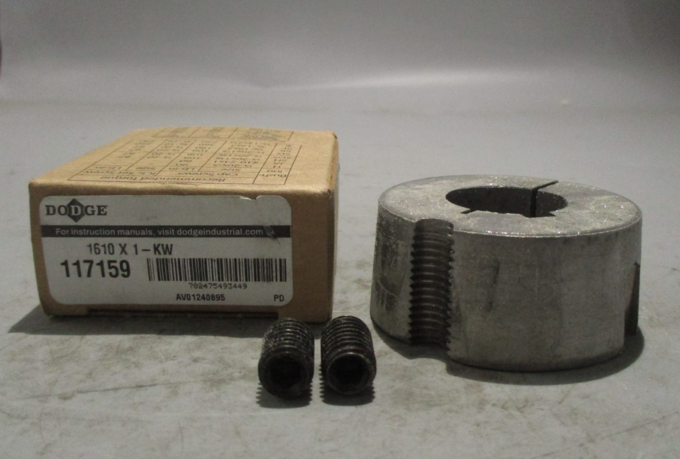 NEW DODGE 1610X1-KW TAPER LOCK BUSHING 117159