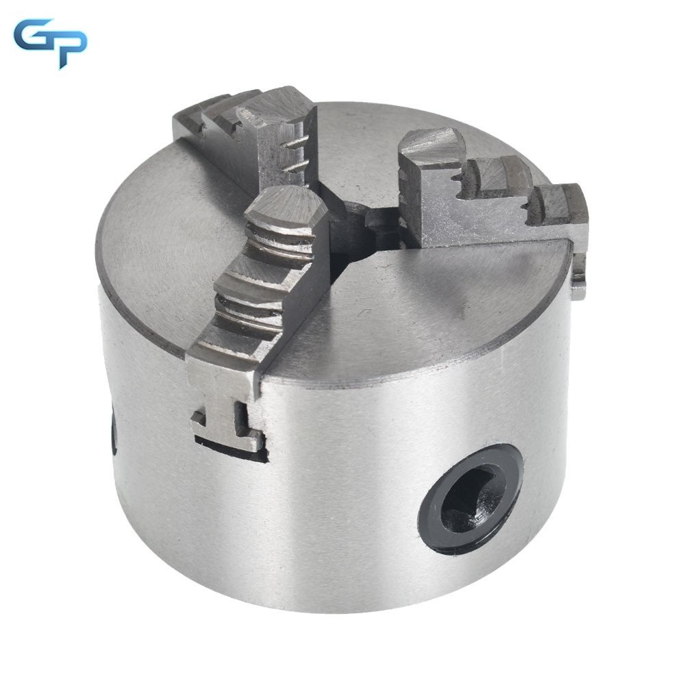 3 Jaw Lathe Chuck Manual Chuck 3″ K11-80 Self-centering Lathe Drilling Part 80mm