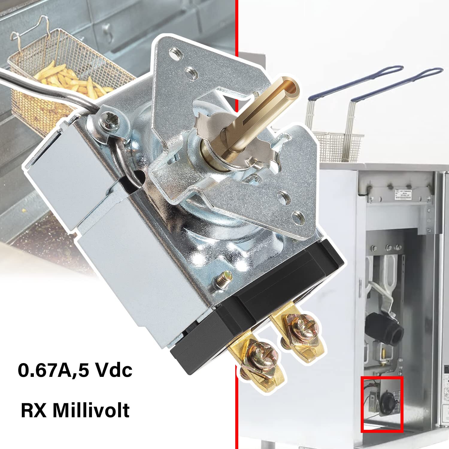 60125401 Fryer Thermostat for Pitco Imperial Dean Blodgett American Range Anets