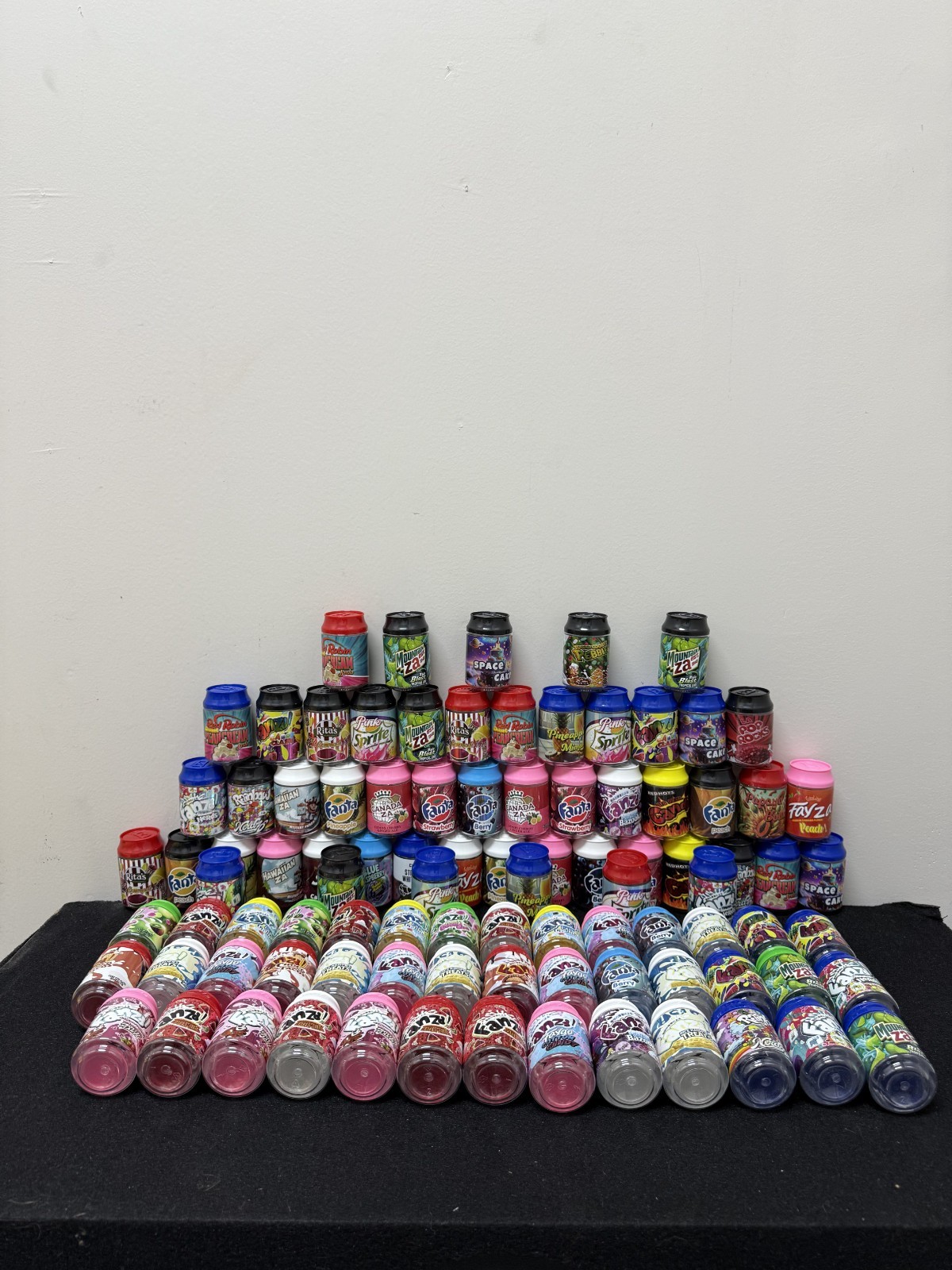 Exotic 3.5 jars / bottles ZA with Design Jars Smell Proof Packaging 50pk or 100