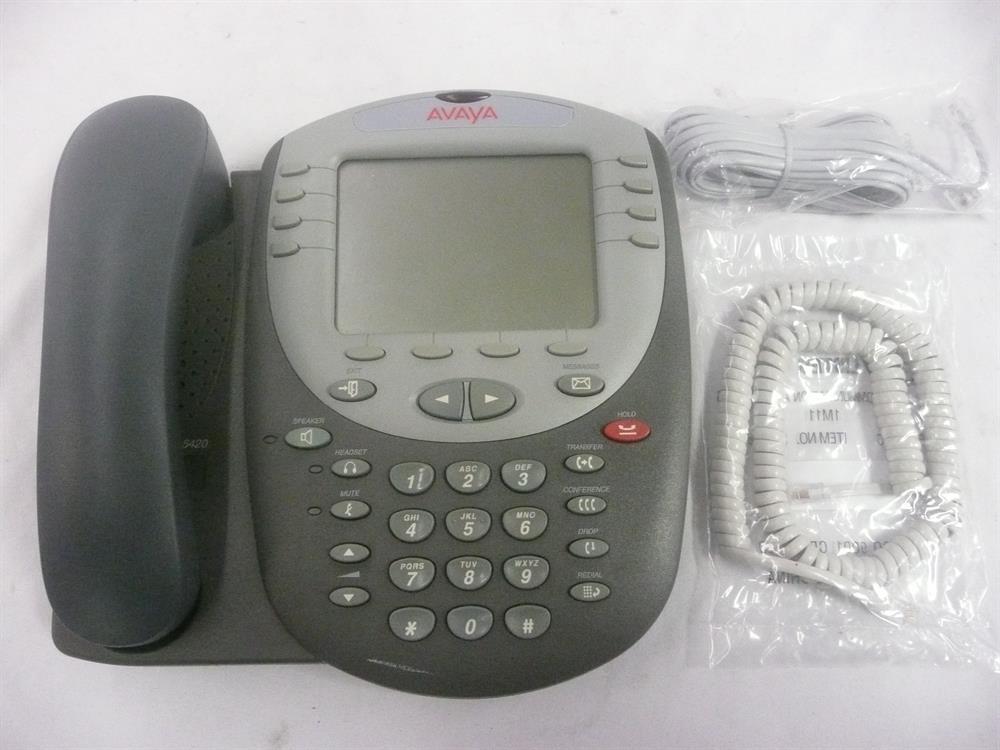 Avaya IP Office 5420 700381627 Dark Grey 12 Button Digital Telephone / (B) Stock