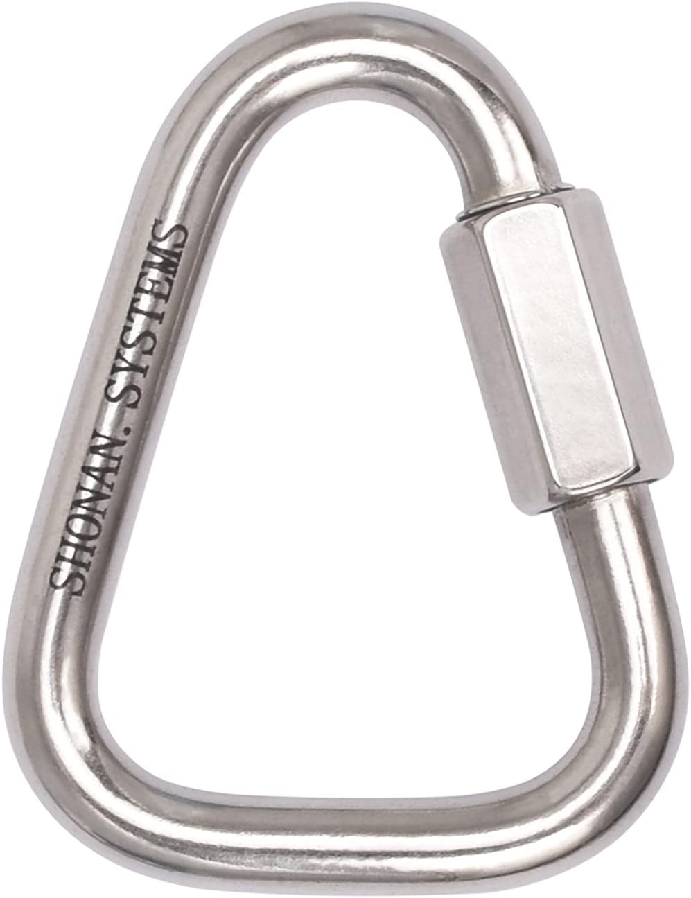 SHONAN Delta Quick Link Large Stainless Steel 4.1 Inch Triangle Chain Links Heav