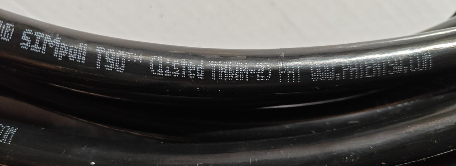 20 ft. 1/0 AWG Black Stranded Copper wire THHN THWN-2 new SIMpull Southwire line