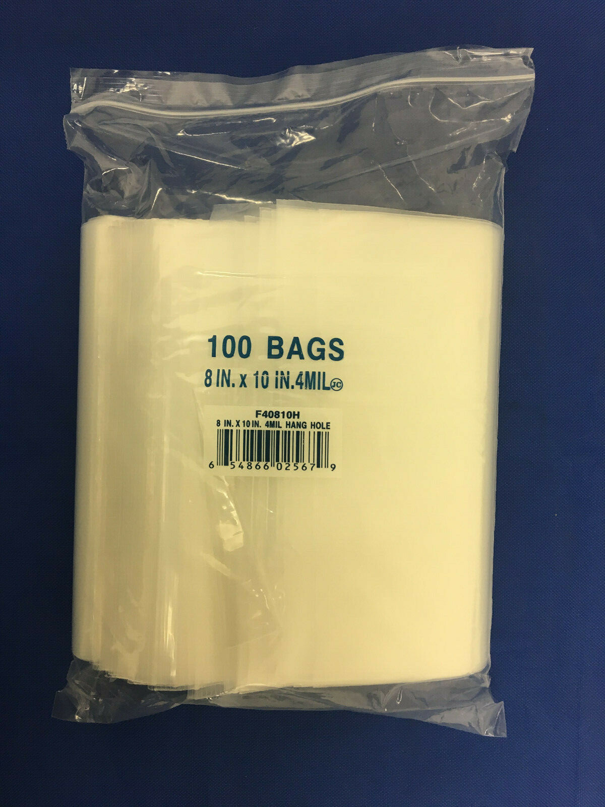 Elkay Plastics Seal Top ZipLock Reclosable Poly Jewelry Bags 4Mil With Hang Hole