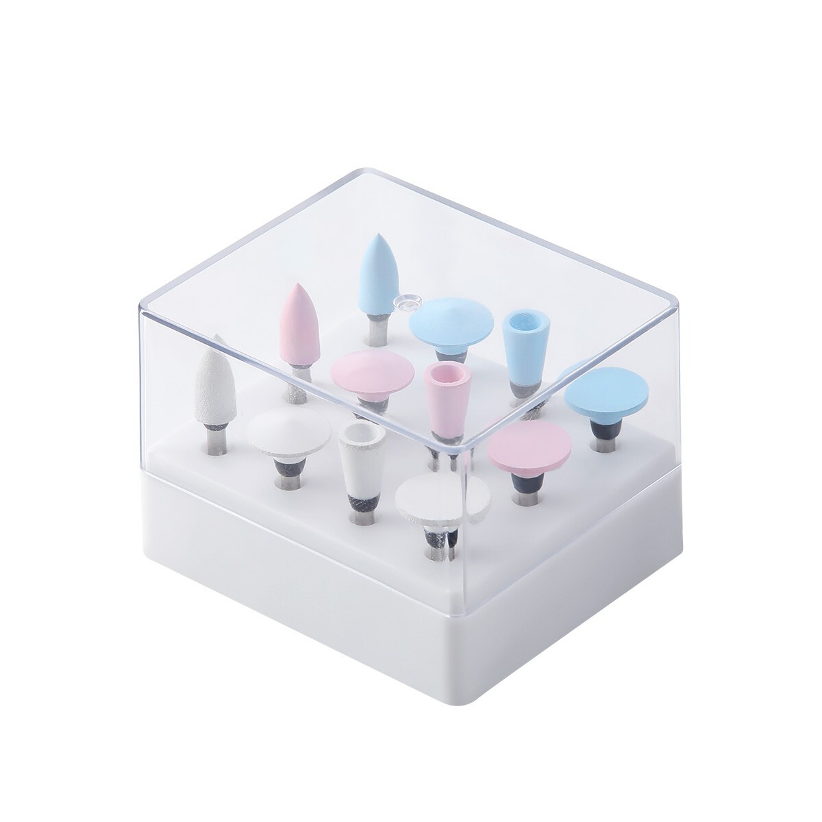 Dental Composite Polishing Burs Kit RA Silicone Polisher 2.35mm for Contra Angle