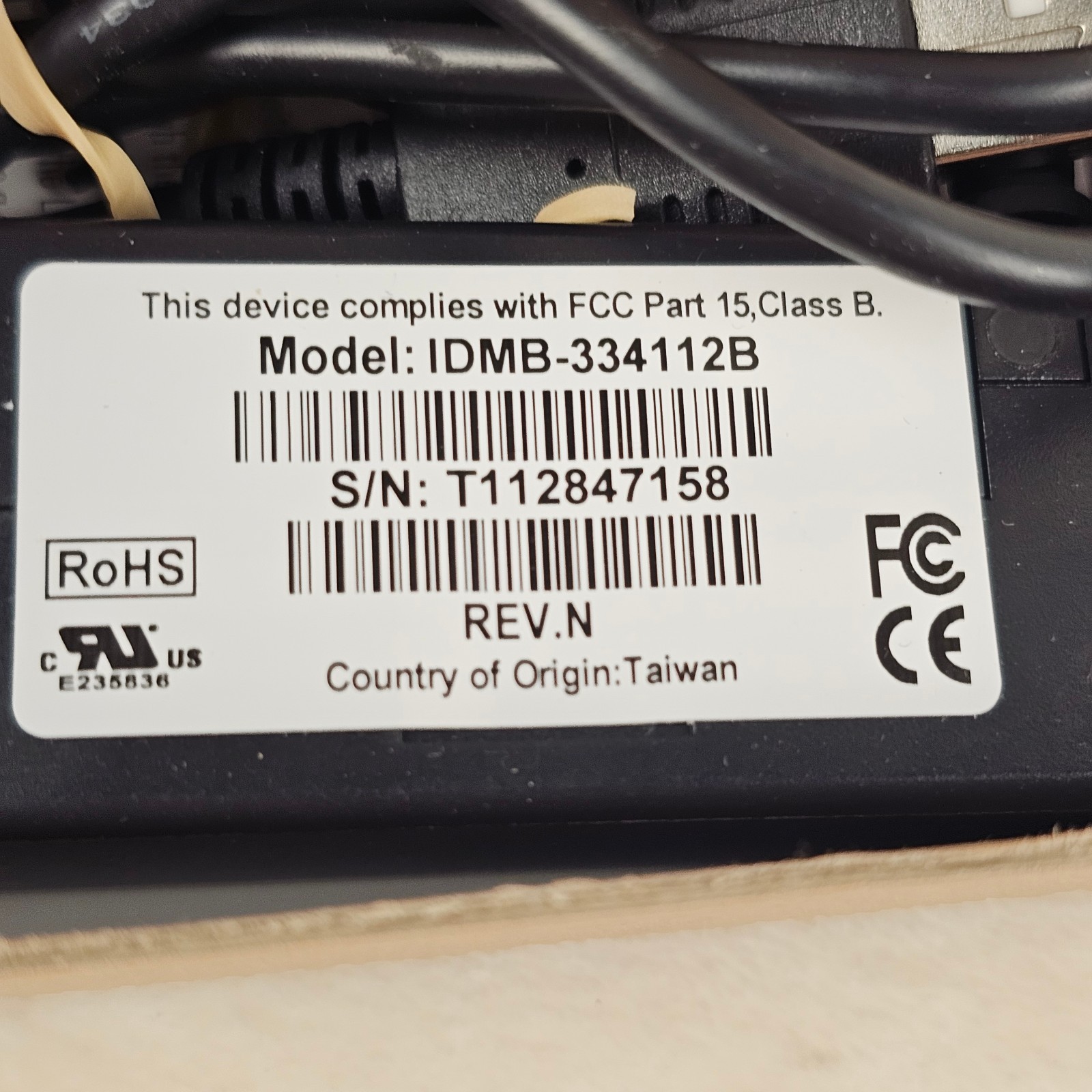 ID Tech MiniMag II IDMB-334112B USB Magnetic Card Reader Encoder