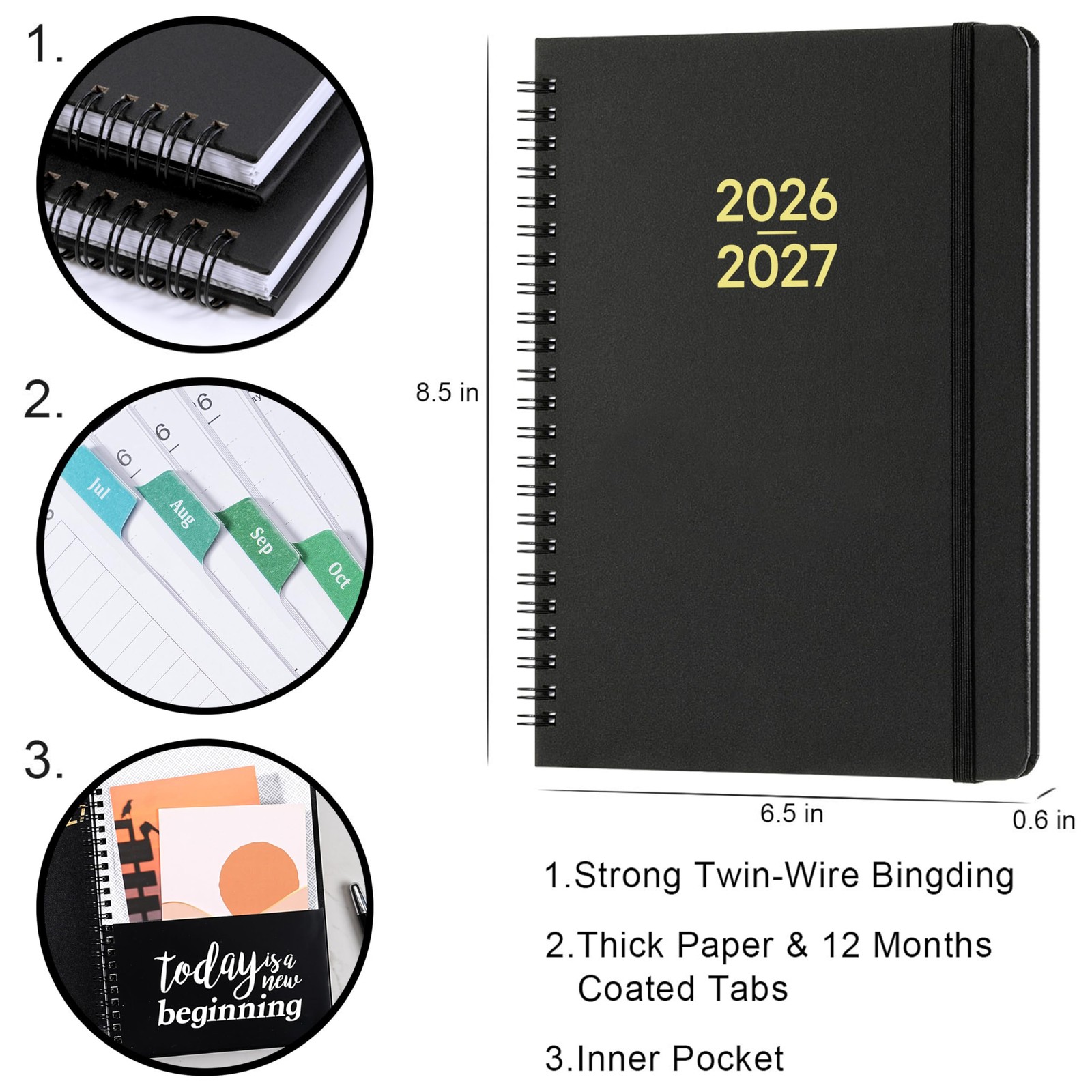 Planner 2026-2027 – Planner 2026-2027 Weekly and Monthly from Jul. 2026