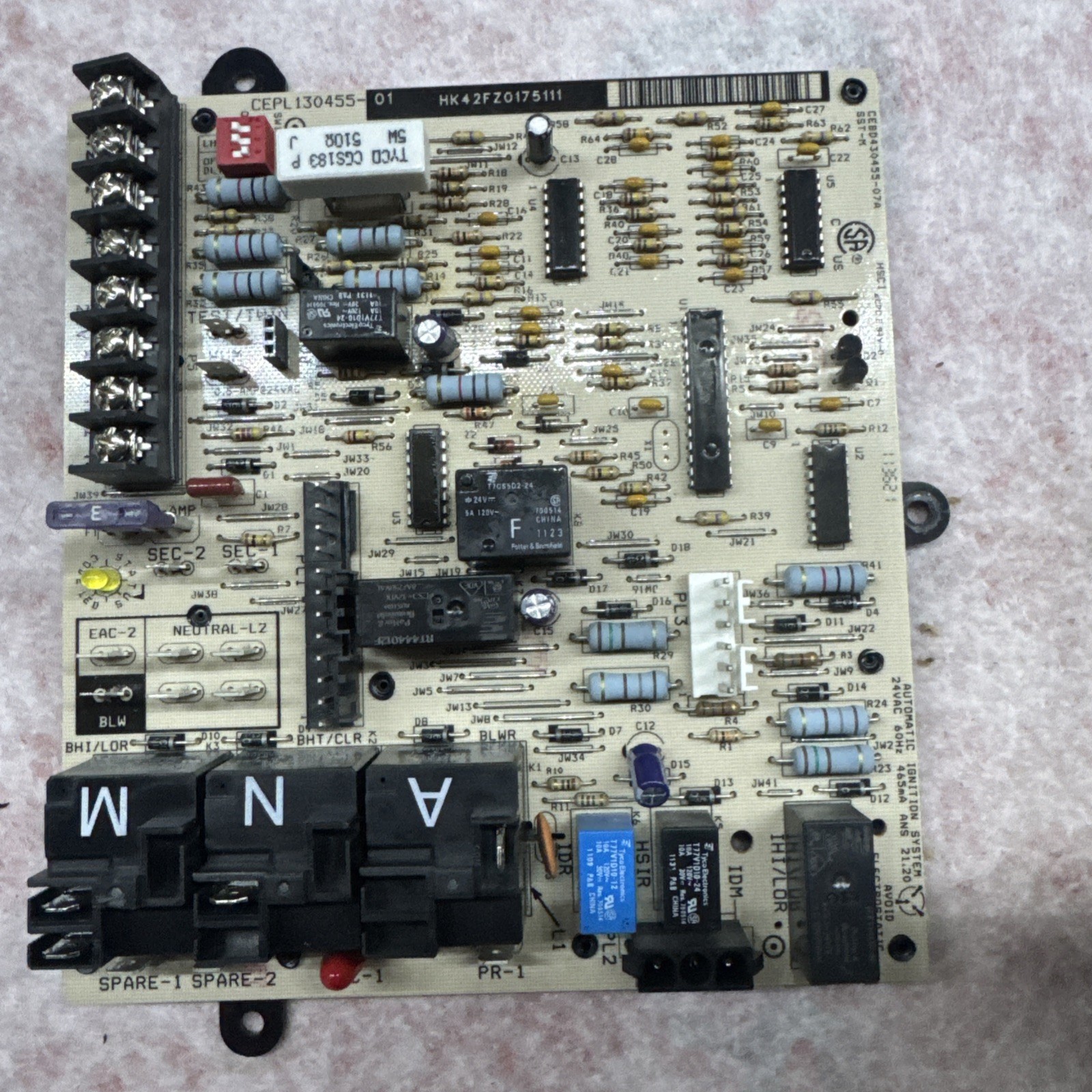 🔥TESTED! OEM Carrier Bryant HK42FZ017 Furnace Control Board CEPL130455-01 HVAC