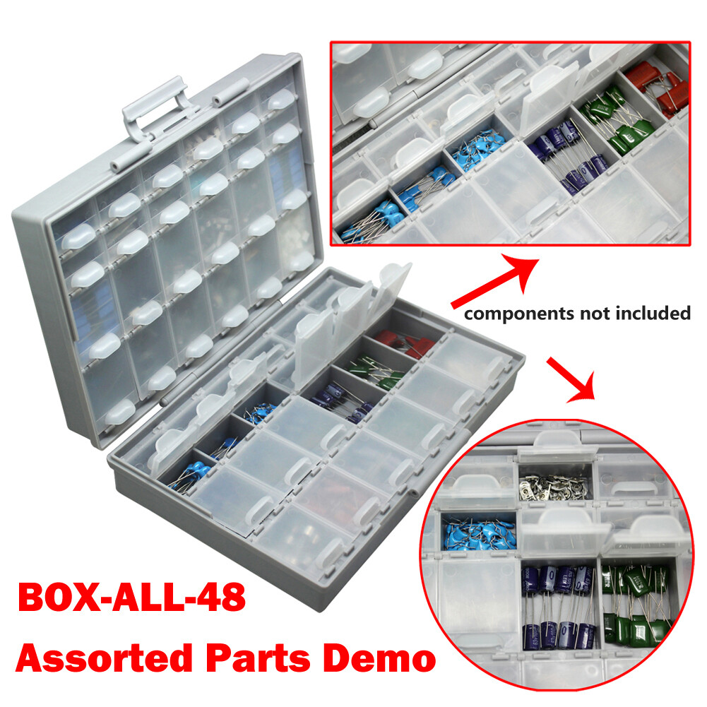 6 of AideTek BOX-ALL-48 Enclosure box SMD SMT 0805 0603 0402 Components storage