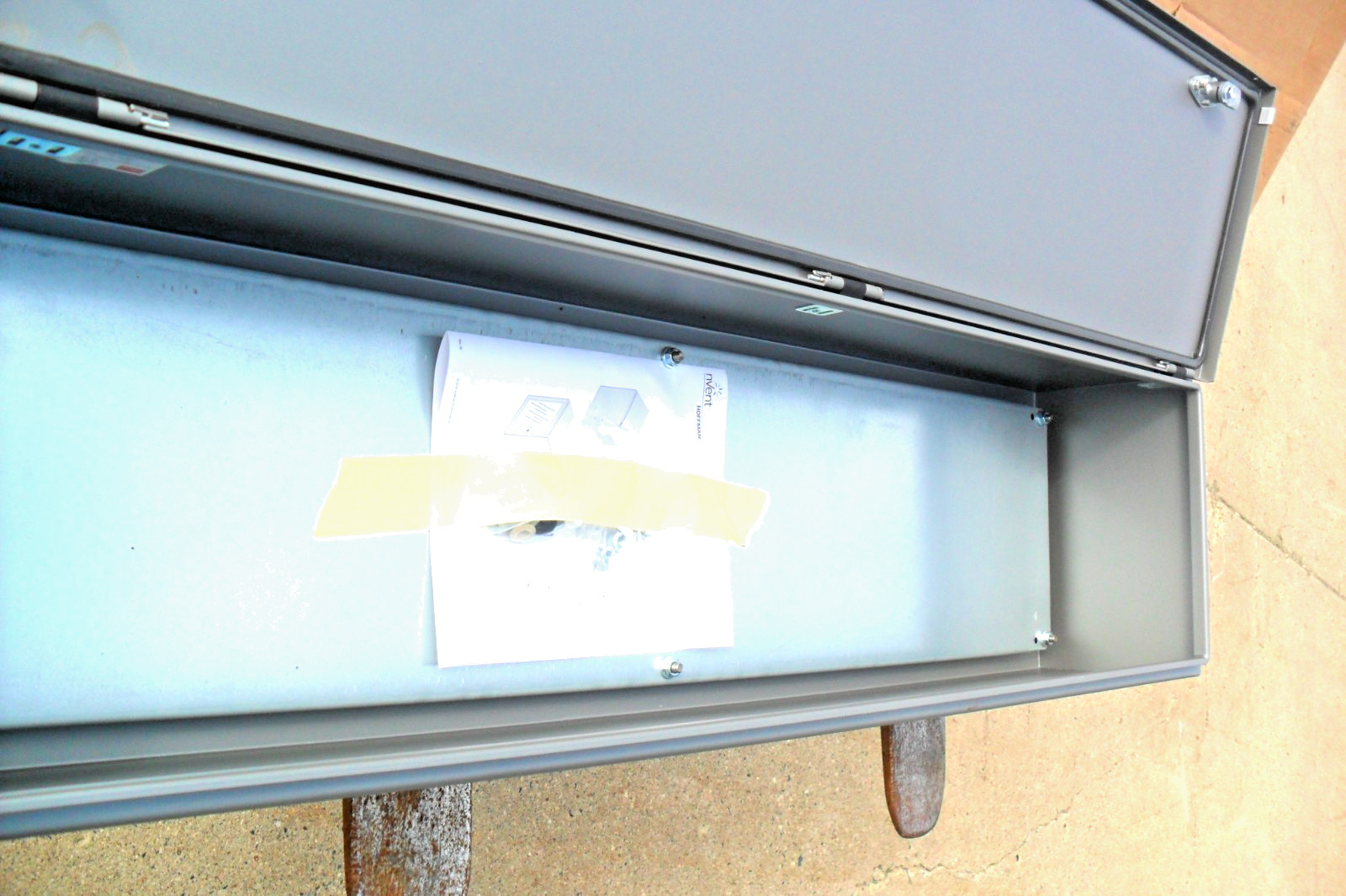 48″ x 12″ x 8″ w/ : backing plat NEW Grey CSD48128 NVENT PNL SF P/C PNL SF P/C