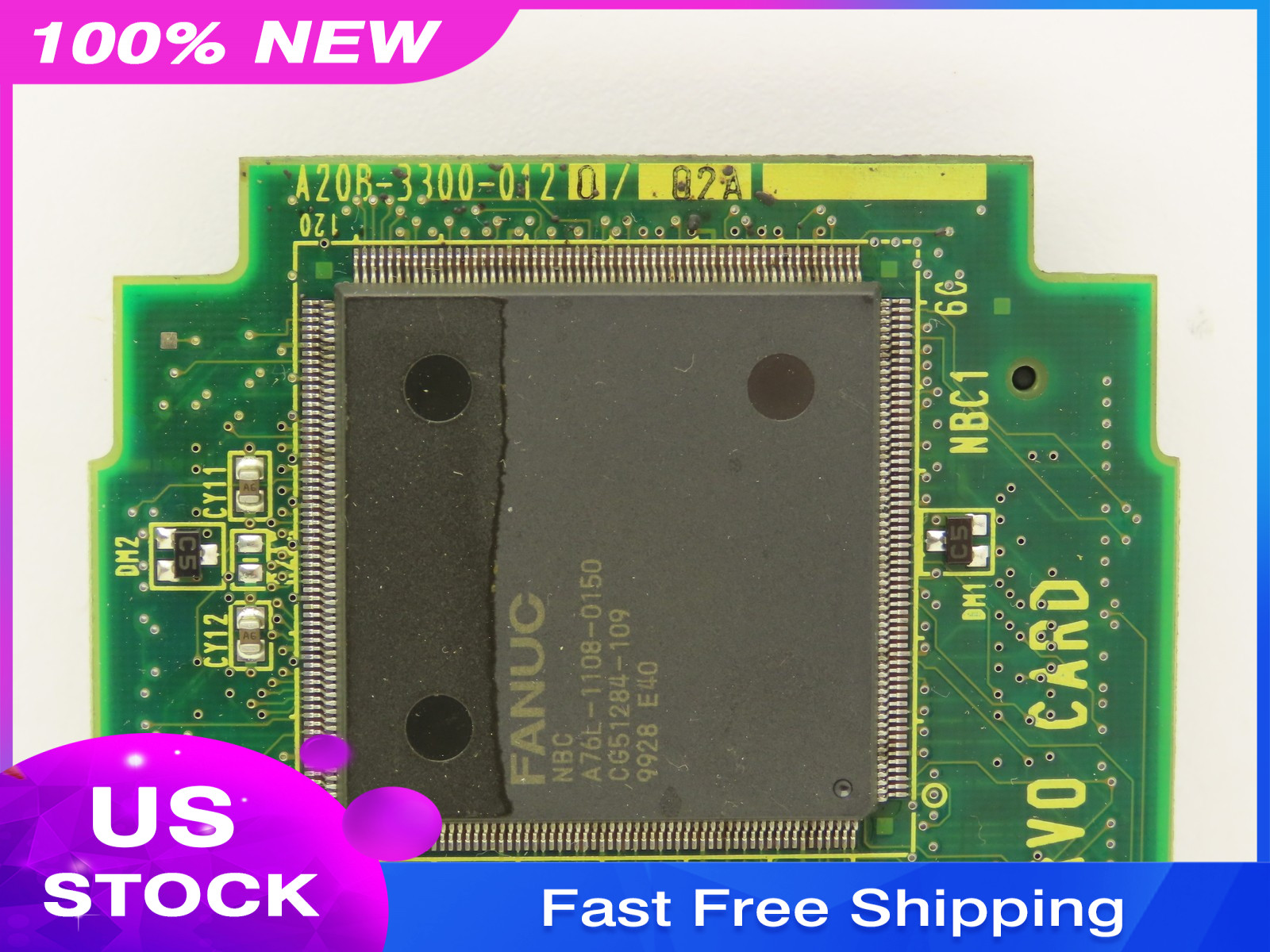 Fanuc A20B-3300-0120 2/4 Axes Servo Card Control Module