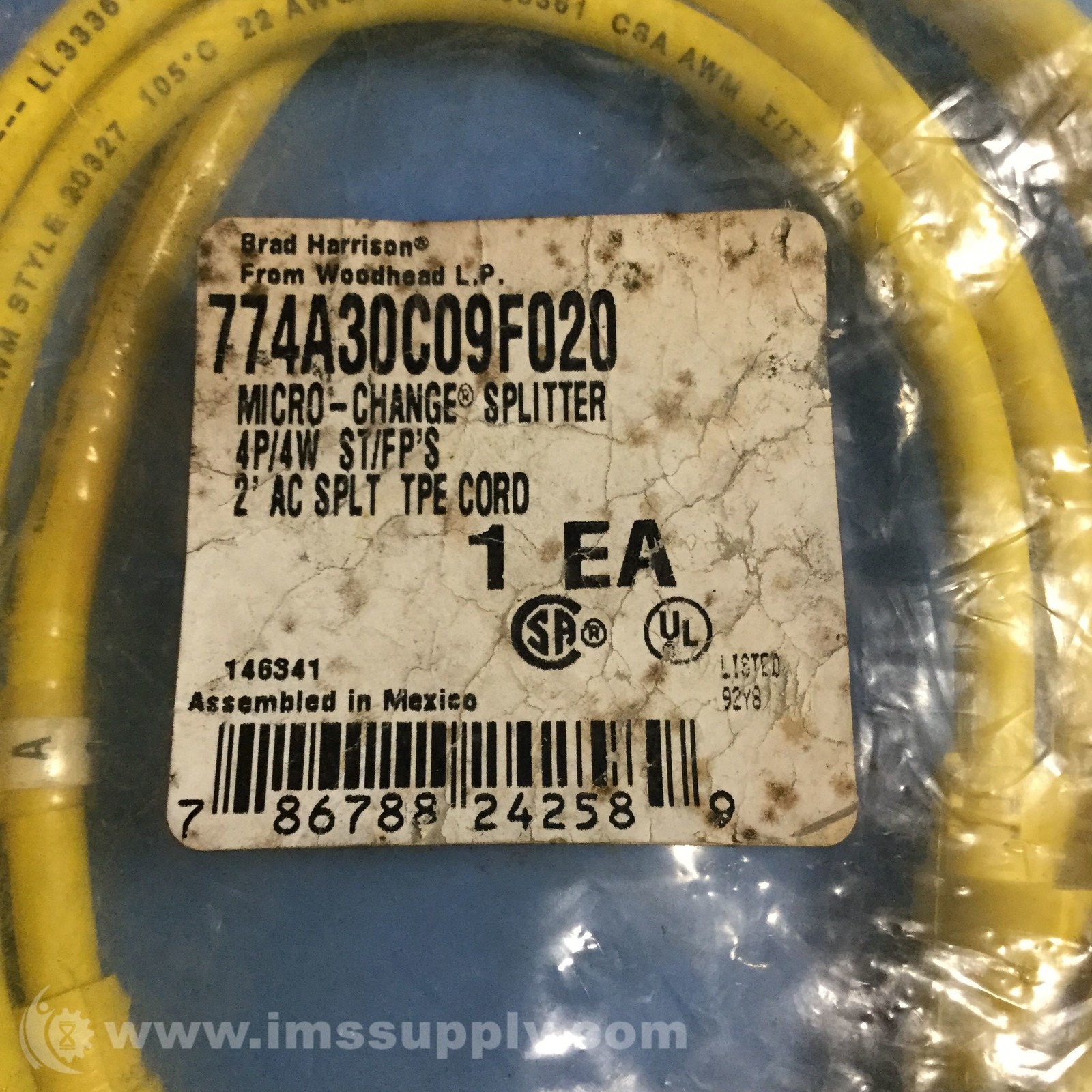 Molex 774A30C09F020 4P/4W Splitter Cable FNFP