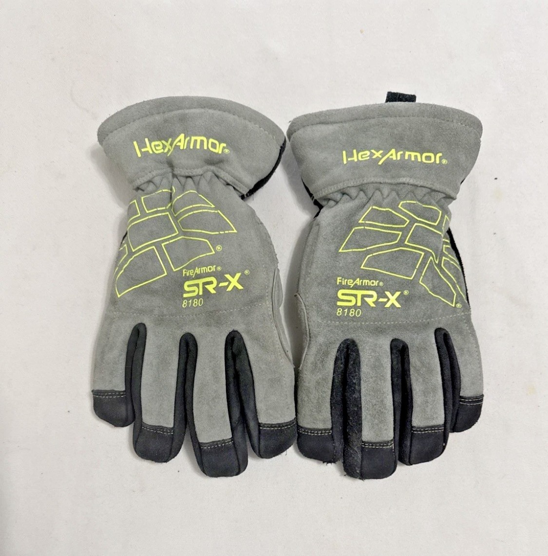 HexArmor FireArmor SR-X 8180 Work Gloves Large Cow Leather Para-Aramid JAN 2025
