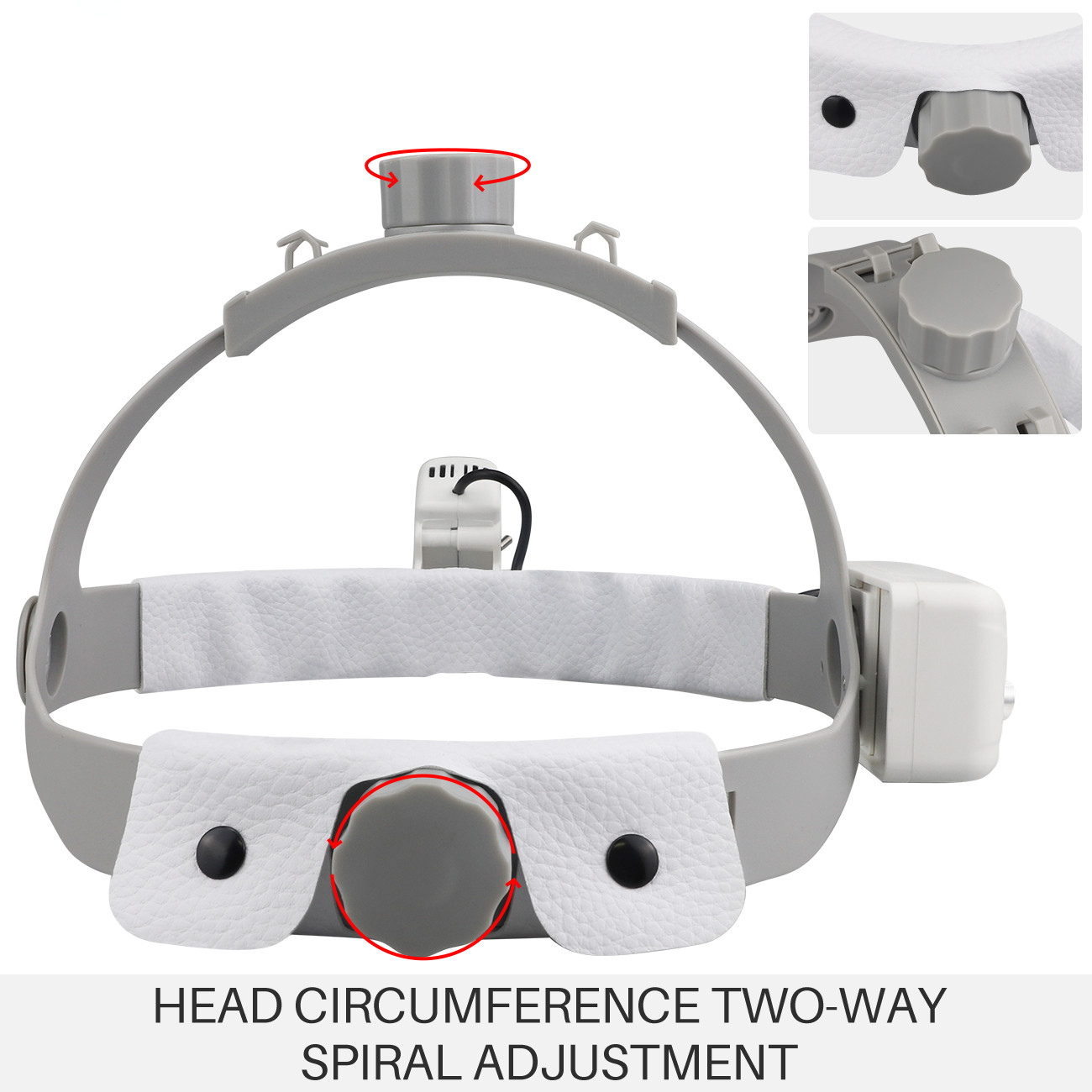 5W High Brightness Dental LED Head Light Adjustable Medical Headlamp ENT Vet USA