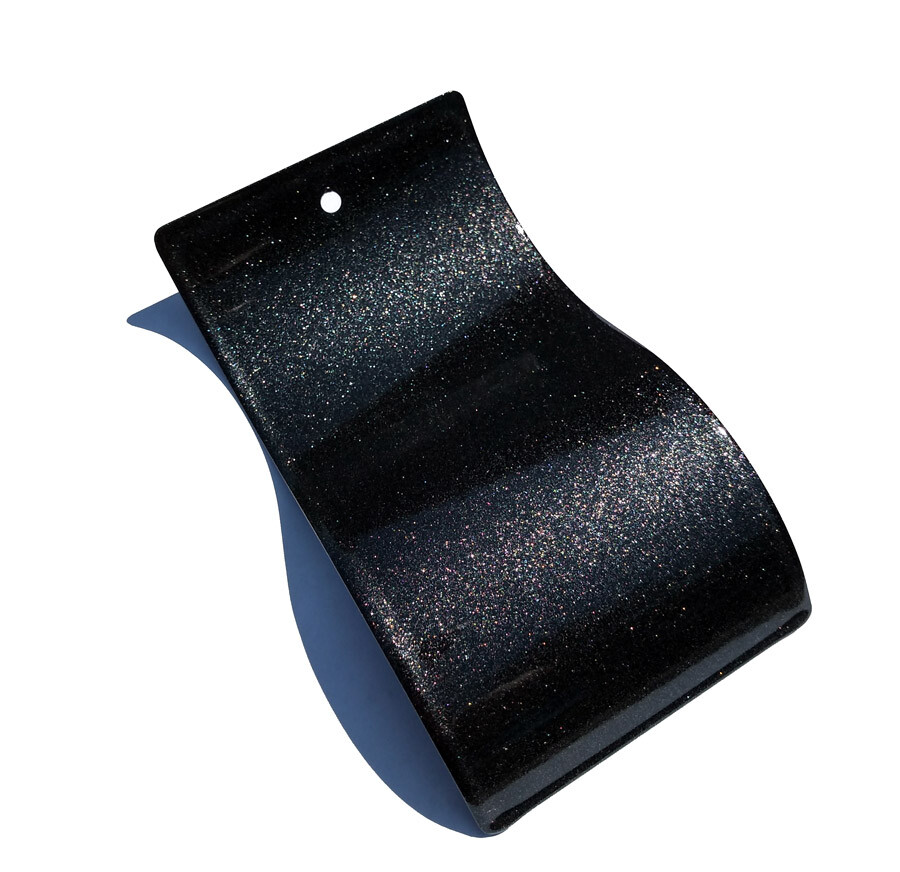 Gloss Black Metallic Sparkle Powder Coat Paint – New 1LB
