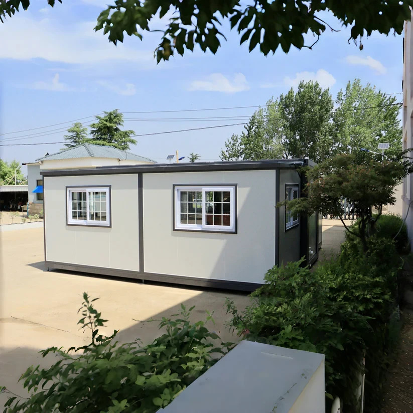 13x20ft Fast Installation Expandable Prefab House Mobile Office W/ Rain Shower