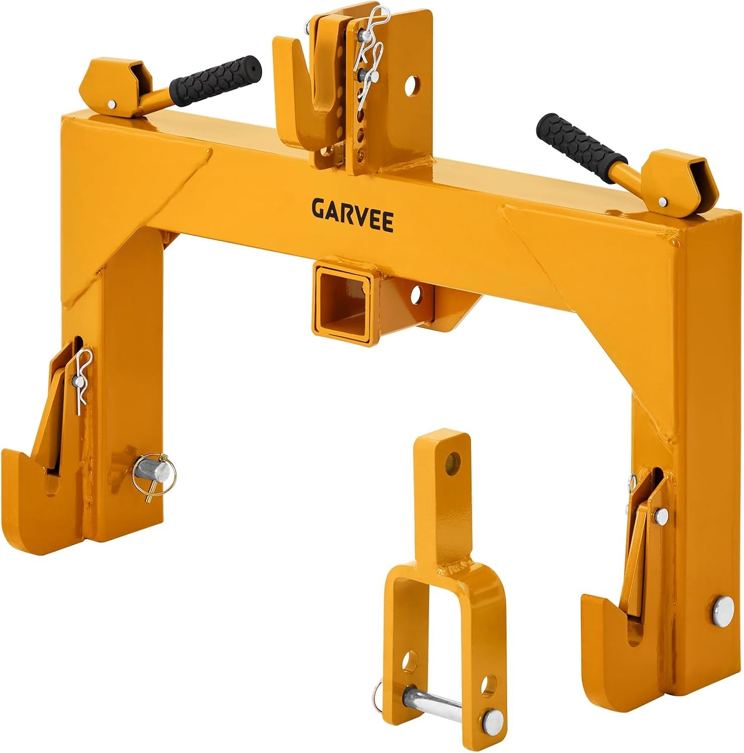 Category 1 3 Point Quick Hitch with 2in Receiver 3000lb Adjustable Tractor Hitch