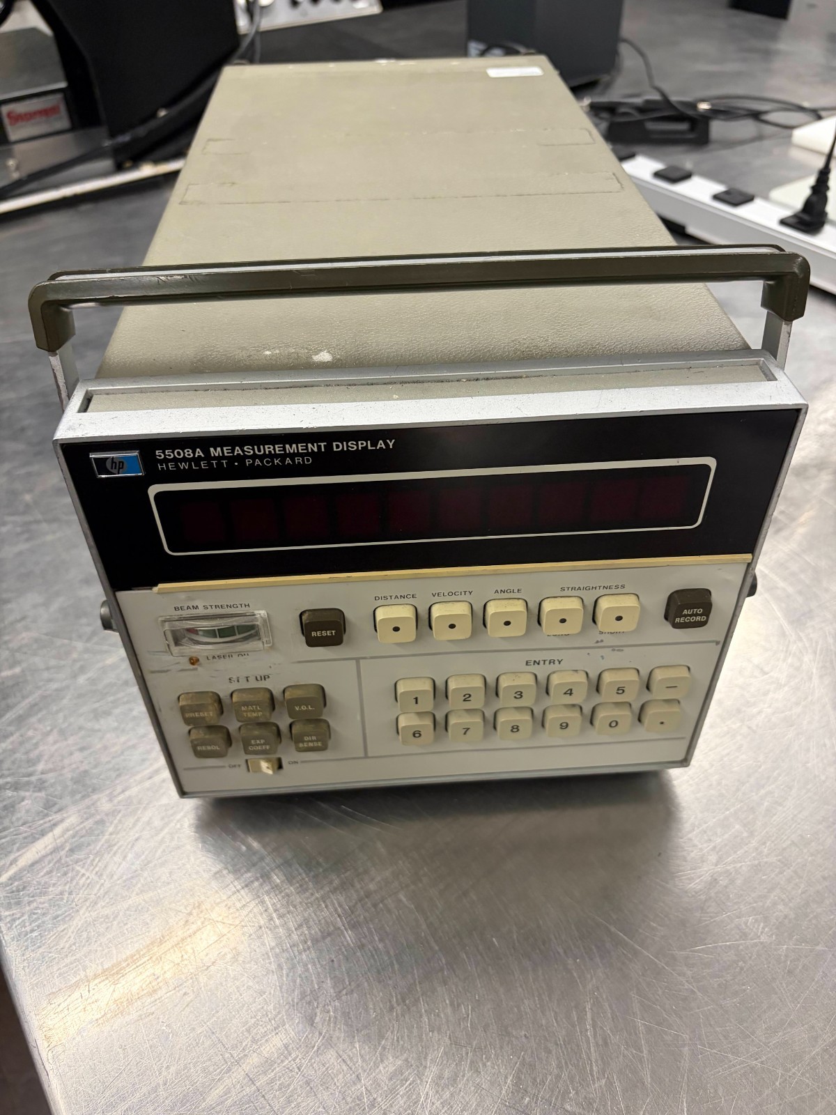 Large HP Agilent Keysight Interferometer system lot, 5518a laser, 5508a display