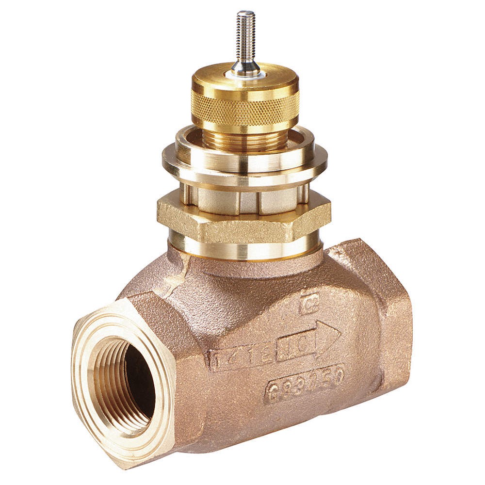 JOHNSON CONTROLS VG7241CT Hydronic Globe Valve,Two-Way,1/2 in 41P853