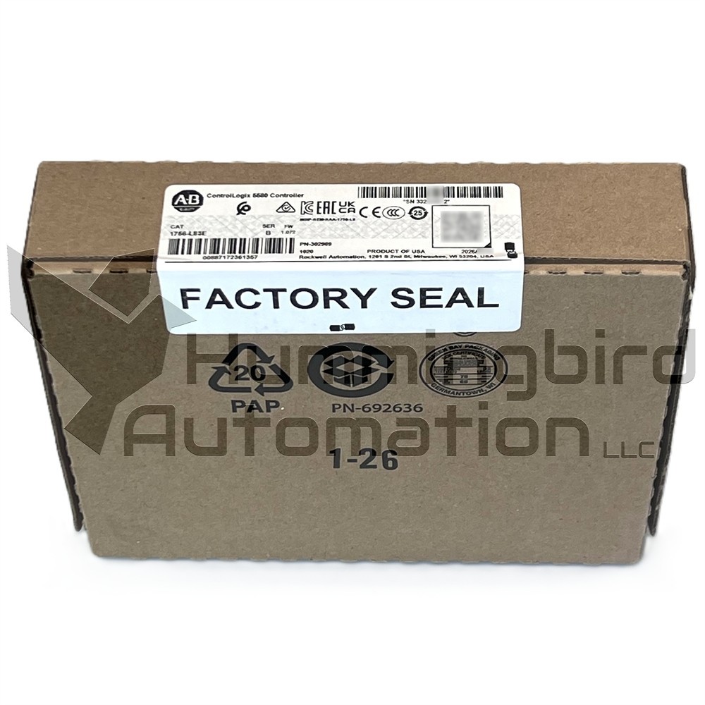 2024 Allen Bradley 1756-L83E /B ControlLogix 10MB PLC Surplus SEALED *US SELLER*
