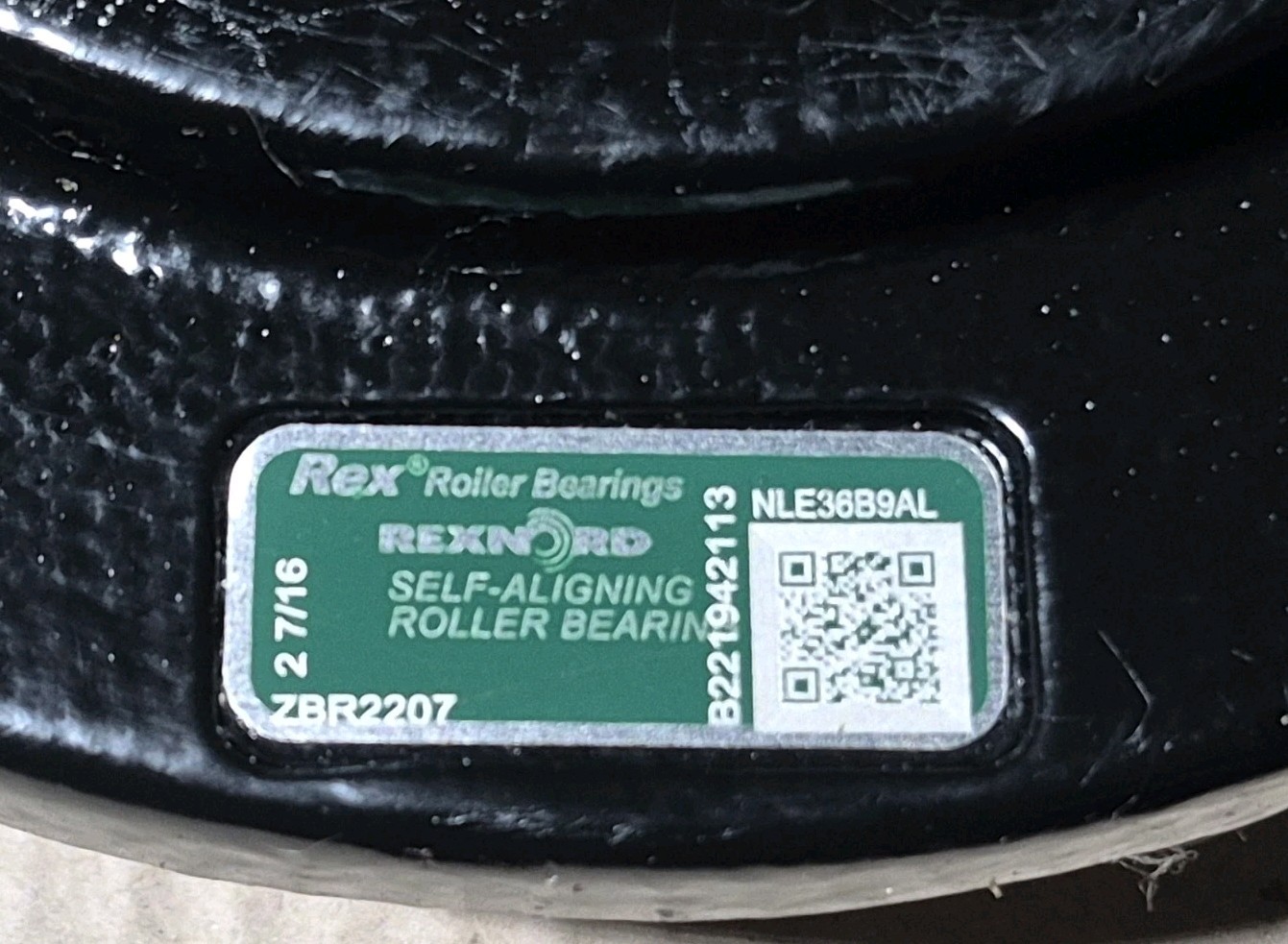 NEW REXNORD ZBR2207 2-7/16 FLG CART MOUNTED SPHERICAL ROLLER BEARING