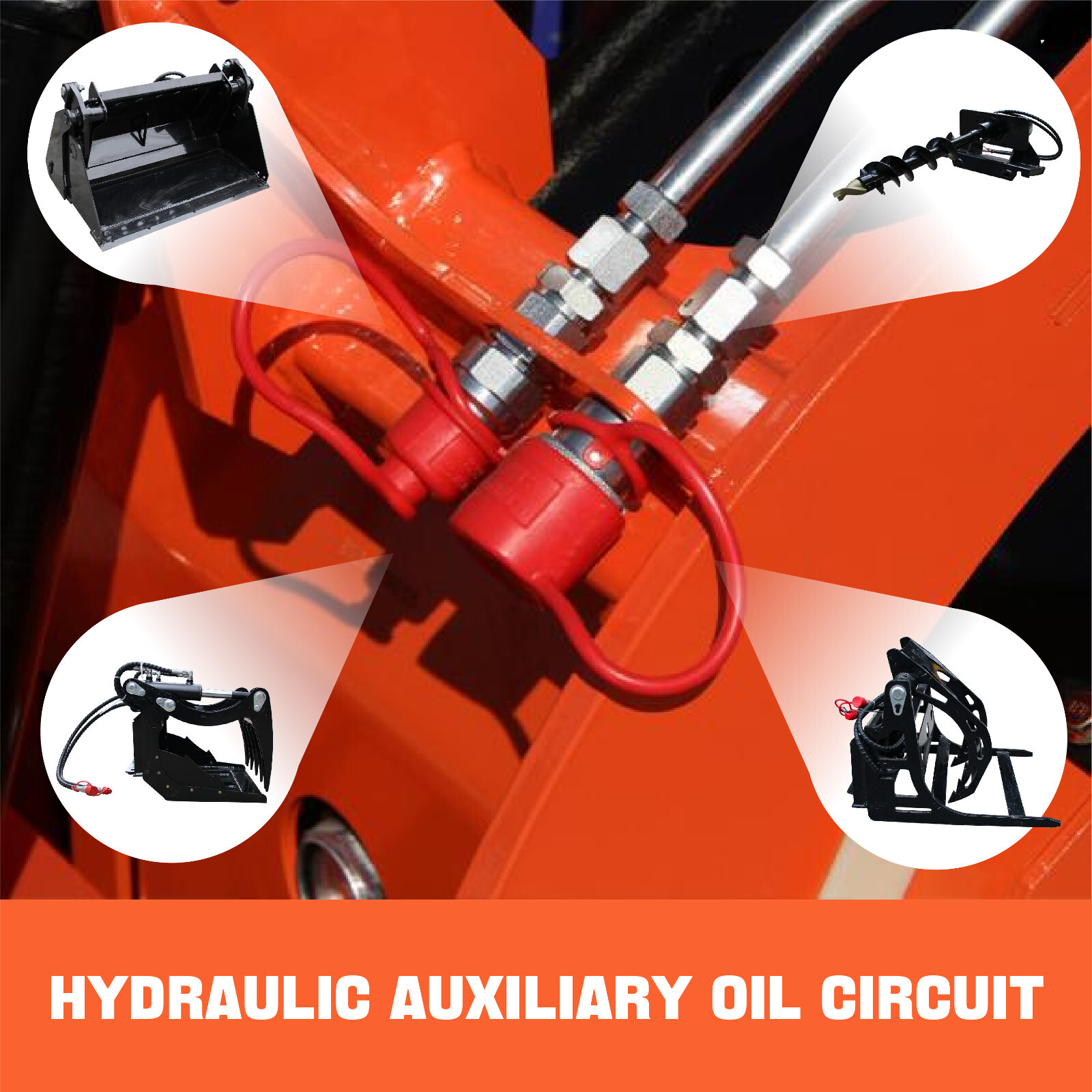 2025 Brand New Mini Tracked Skid Steer Loader 13.5HP 1600Ib Tracked Forestry USA