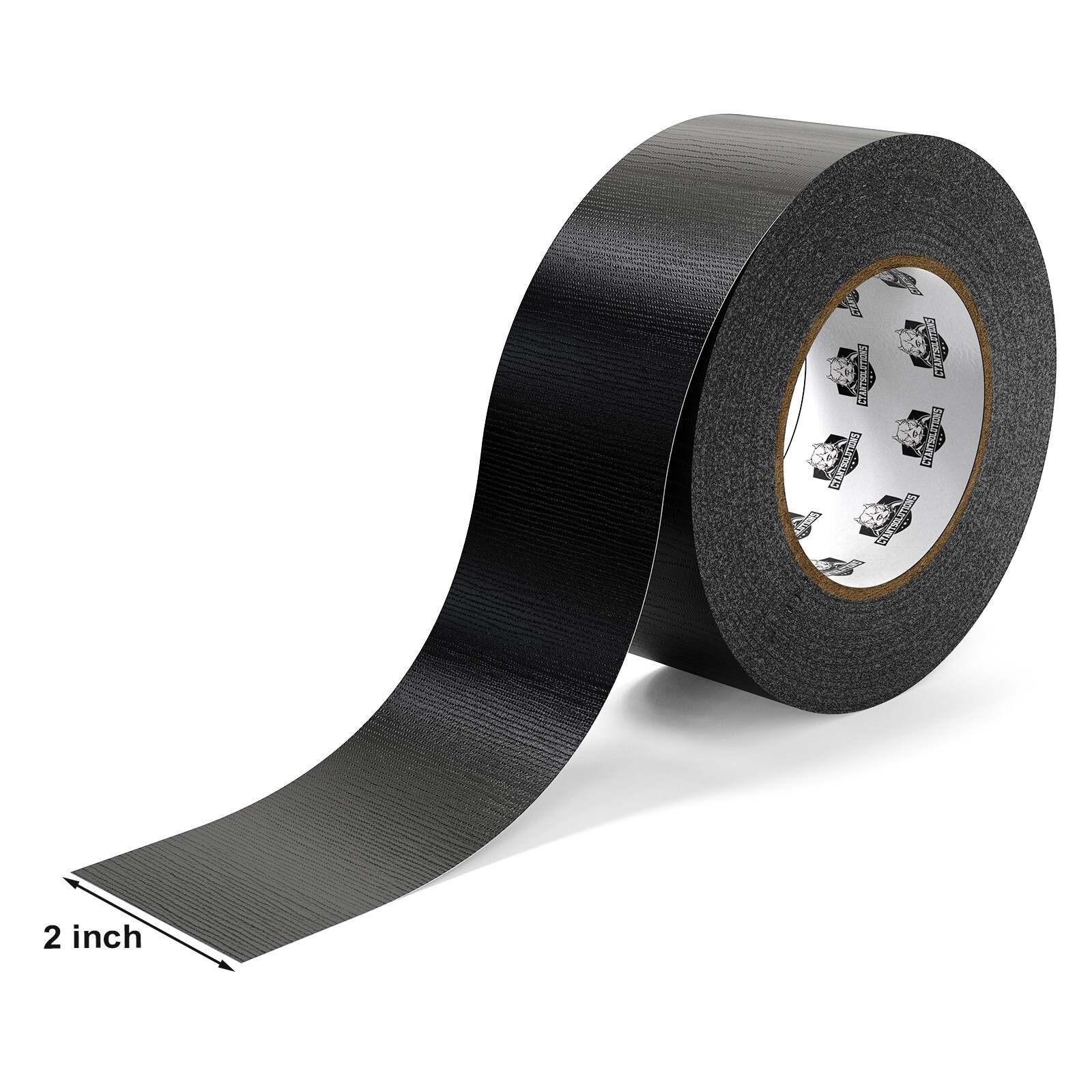 Black Duct Tape Heavy Duty, 2 Inches x 30 Yards Per Roll, Waterproof Outdoor