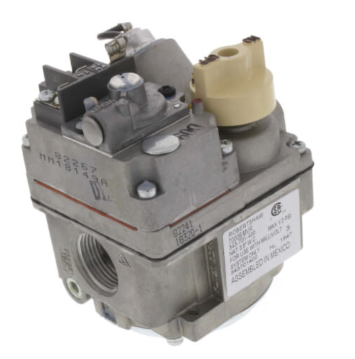Robertshaw 700-506 Millivolt Combination Gas Valve, 3/4″ x 3/4″, 300,000 BTU