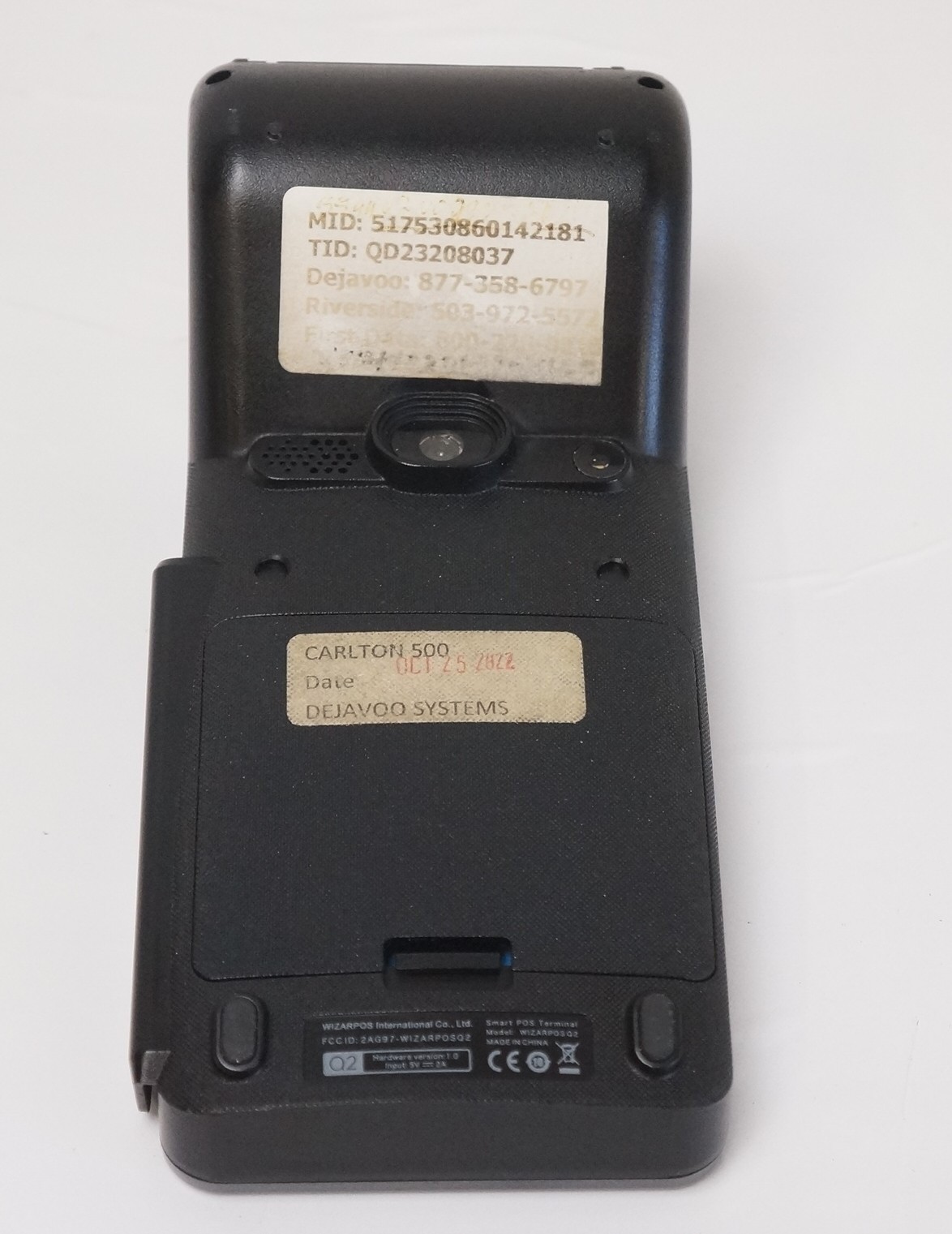 Dejavoo QD2 Android POS Payment Terminal Parts Repair Powers On Tested