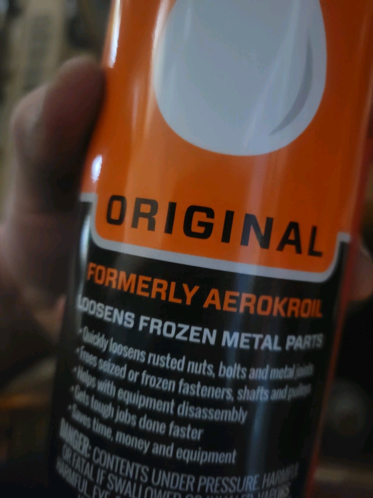 Kroil Original Penetrant Aerosol 16.5oz Can – Aerokroil Formula ONE CAN