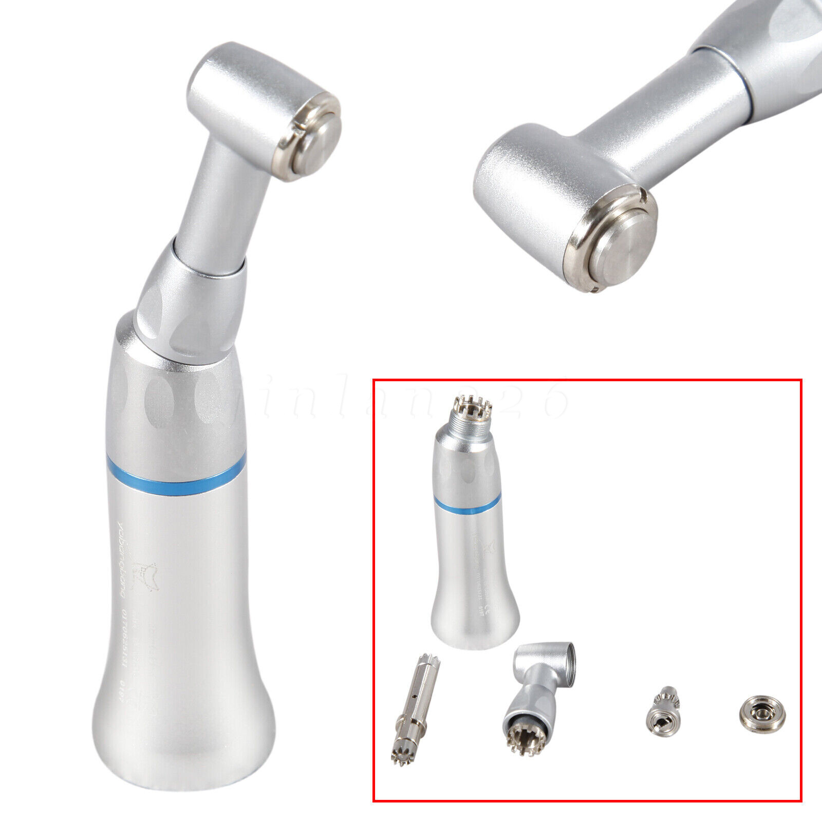 10* BURR Dental Fast High Speed Handpiece Push Turbine 4 Holes Fit NSK Pana Max