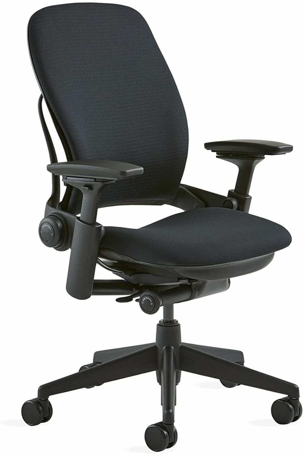 Steelcase Leap V2 Chair, Fully Loaded Black on Black