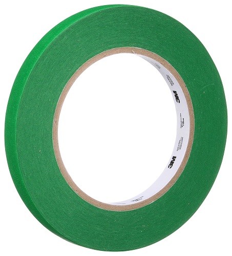 3M UV Resistant Green Masking Tape, Holding Power for Indoor and Outdoor Use,