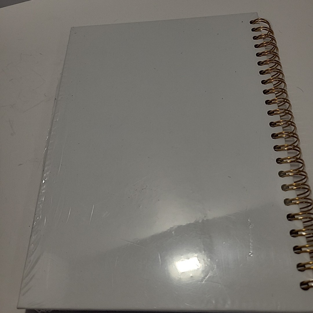 Grow Freely Journal Notebook Gold Spiral Binding Pink Floral Bloom Wildly