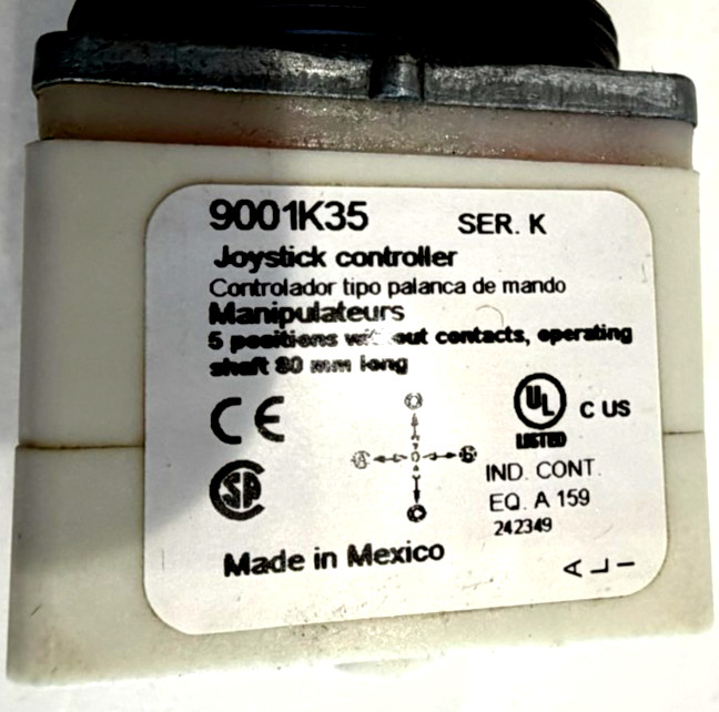 NEW SCHNEIDER ELECTRIC 9001K35 JOYSTICK CONTROLLER SERIES K