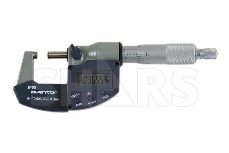 Aventor 6″ DPS IP67 Electronic Digital Caliper + 0-1″ IP65 Outside Micrometer R]