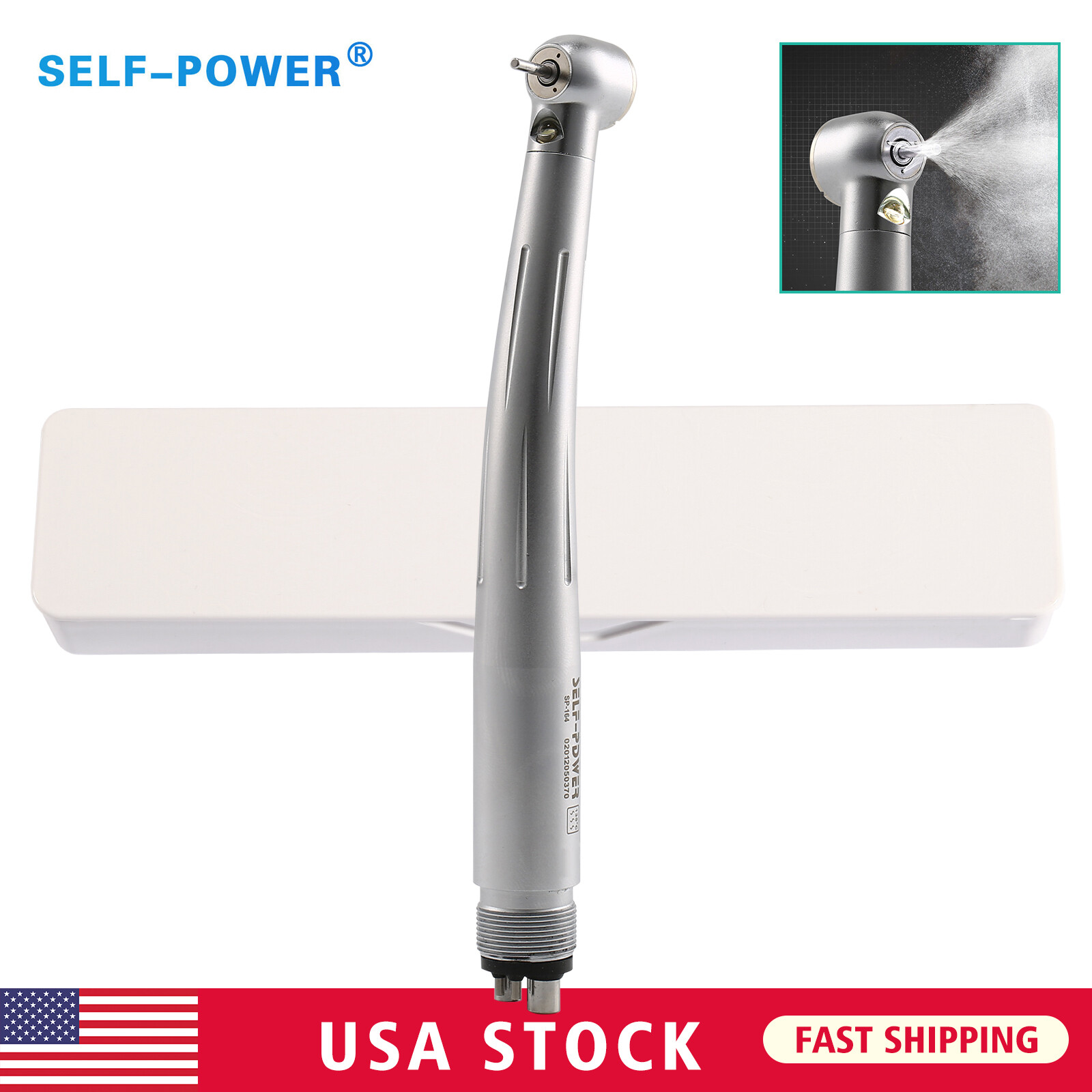 KaVo Style Dental Fiber Optic LED E-generator High Speed Handpiece Turbine 4HOLE