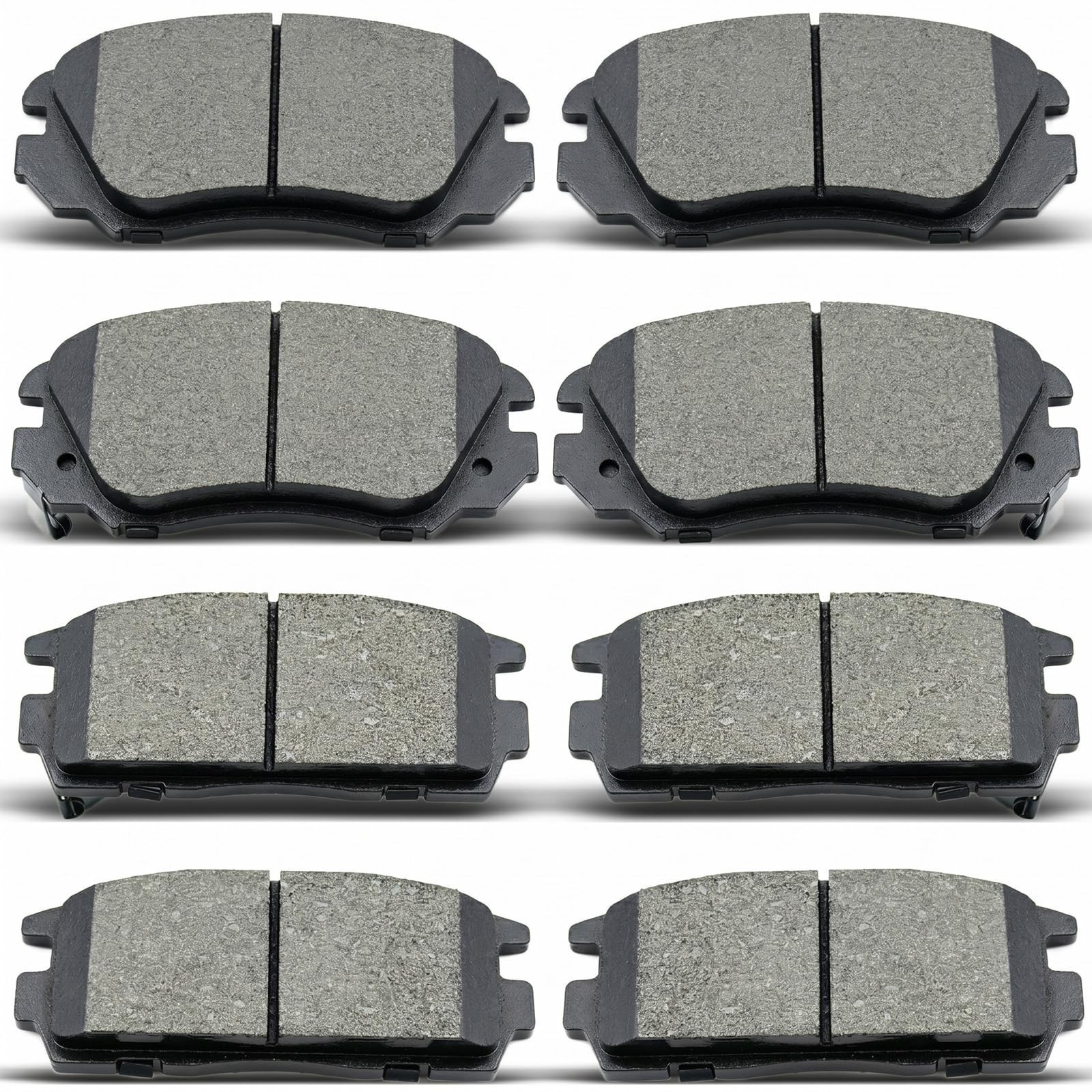 D1275 D1421 Front Rear Ceramic Brake Pads Set Fit For 2010-2017 Chevrolet Equ…
