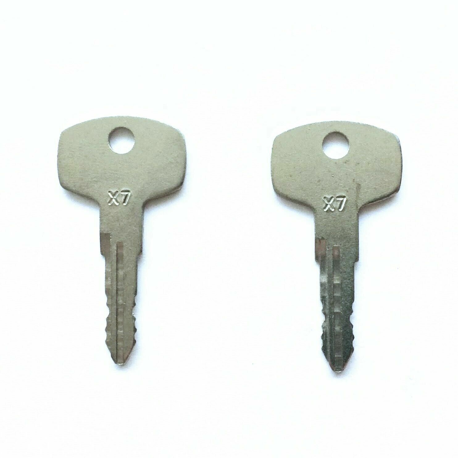 5pc For Nissan Forklift Ignition Keys for Older Lifts X7 KEY00-000X7