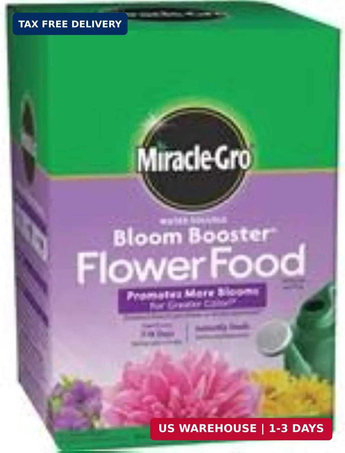 Miracle-Gro 1-Pound 1360011 Water Soluble Bloom Booster Flower Food, 10-52-10, 1