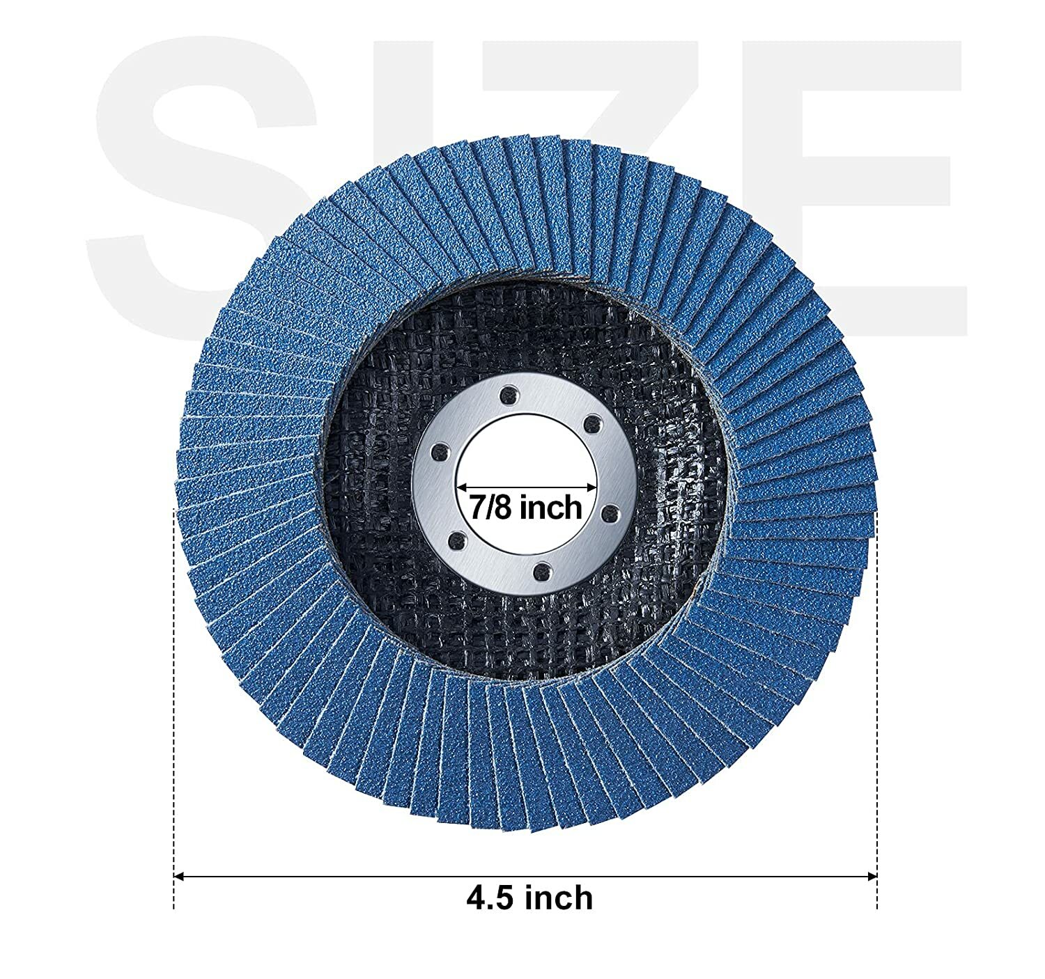 40 GRIT 40 PACK 4-1/2″ ZIRCONIA FLAP DISC ANGLE GRINDER SANDING GRINDING WHEELS