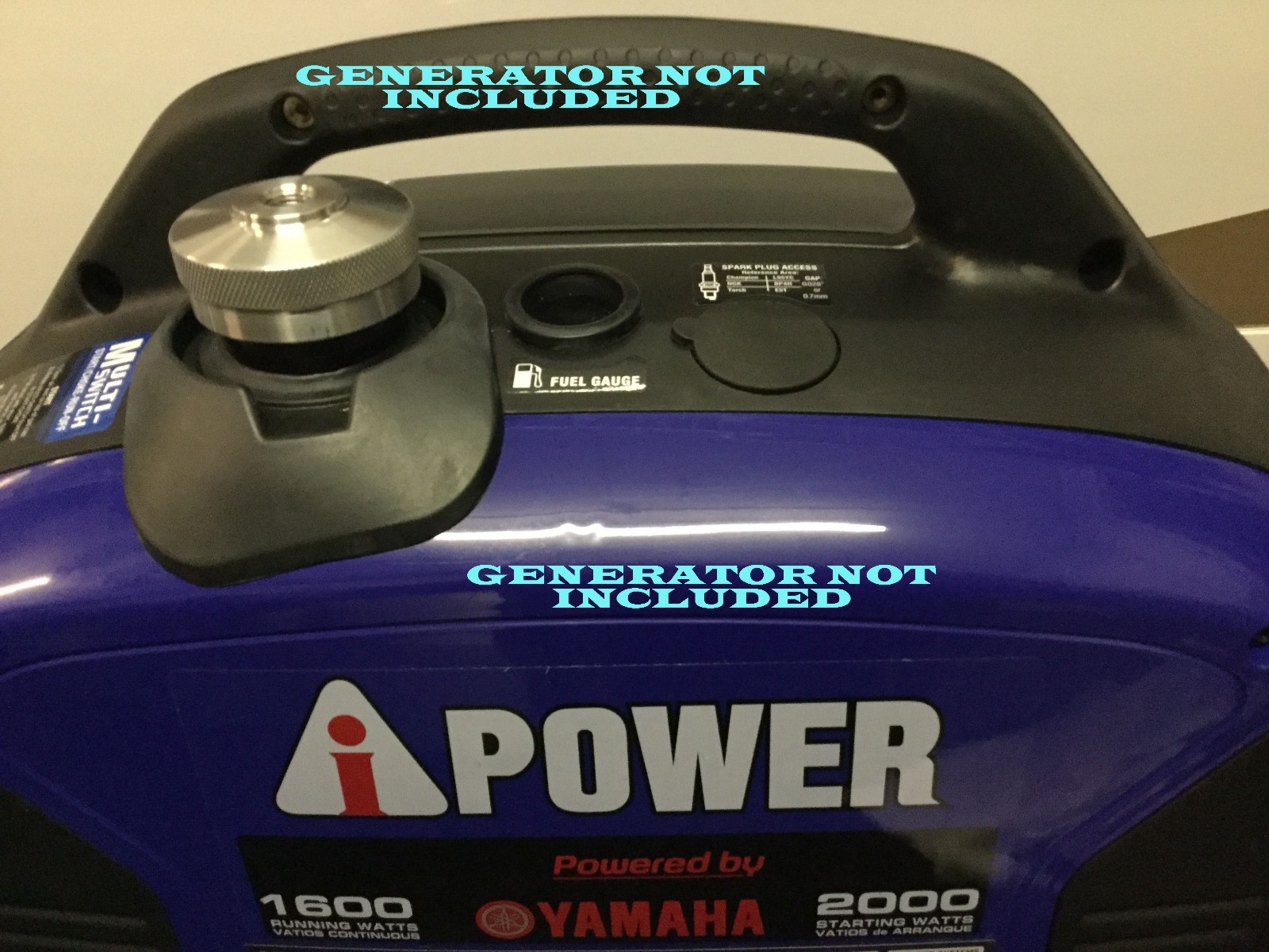 A-IPOWER SC2000i YAMAHA POWERED GAS INVERTER GENERATOR EXTENDED RUN FUEL CAP