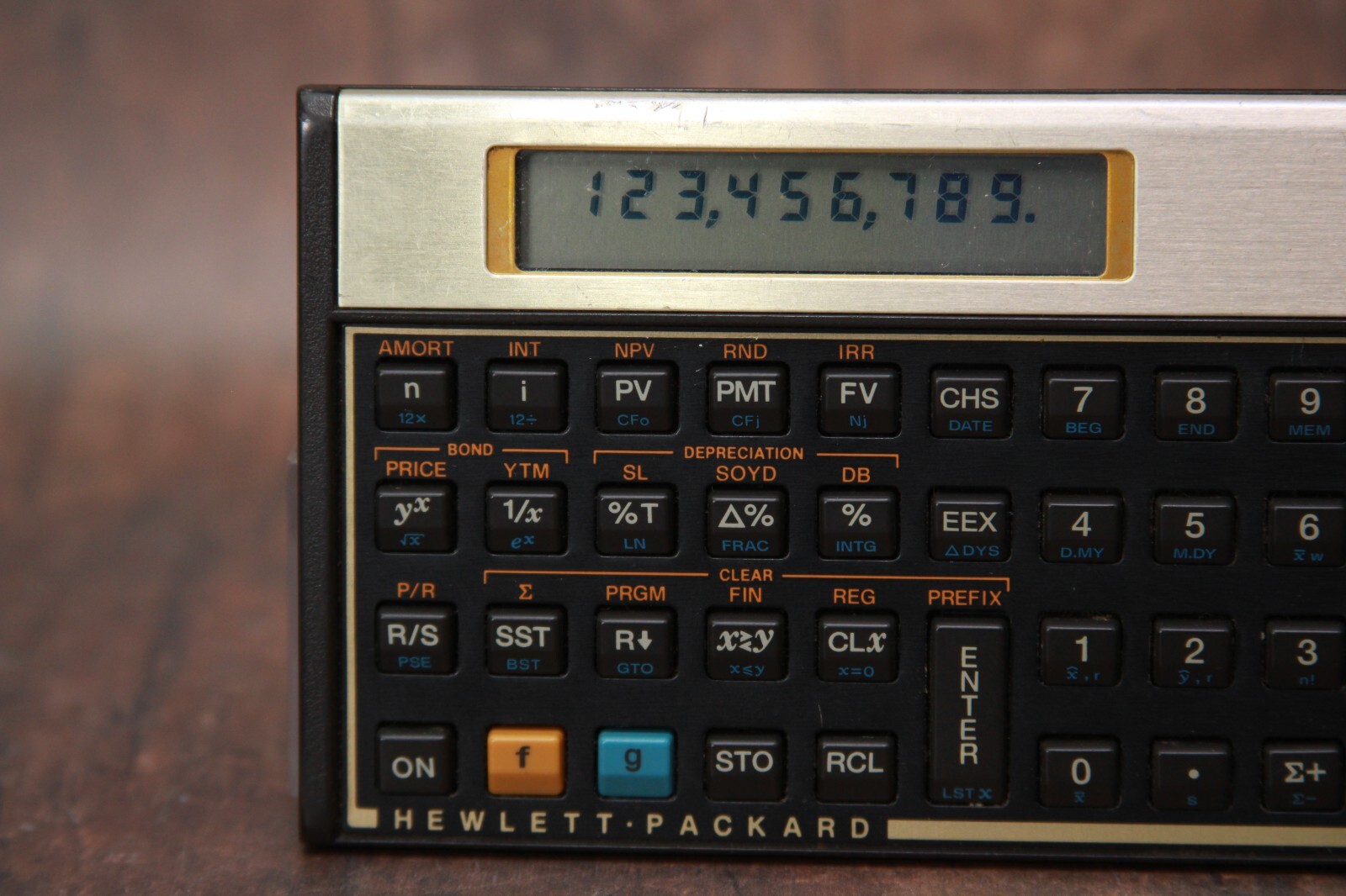 Vintage HP 12C Financial Calculator Made in Malaysia Tested Working