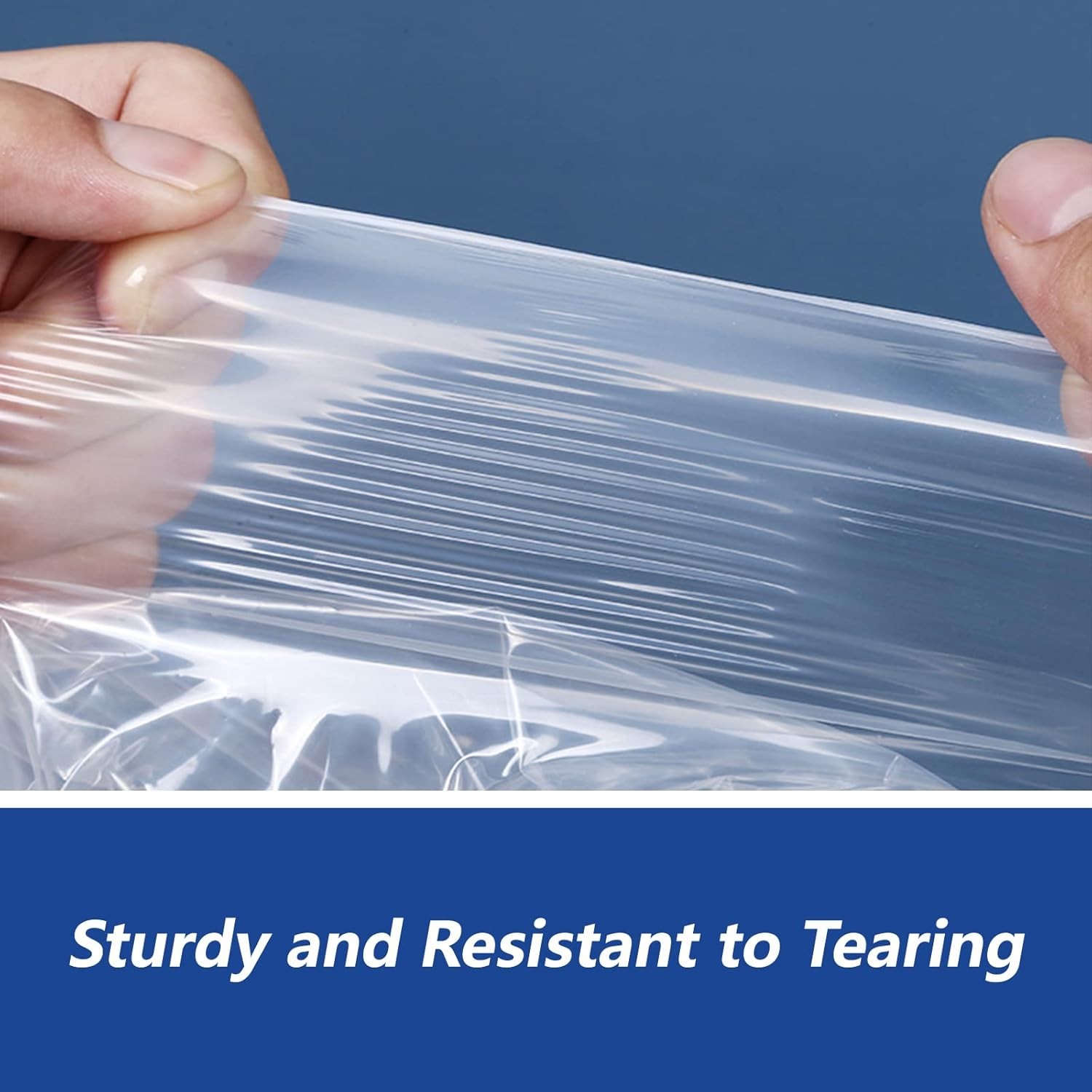 Poly Bags Resealable Suffocation Warning Clear Merchandise 1.5 mil Shirt Apparel
