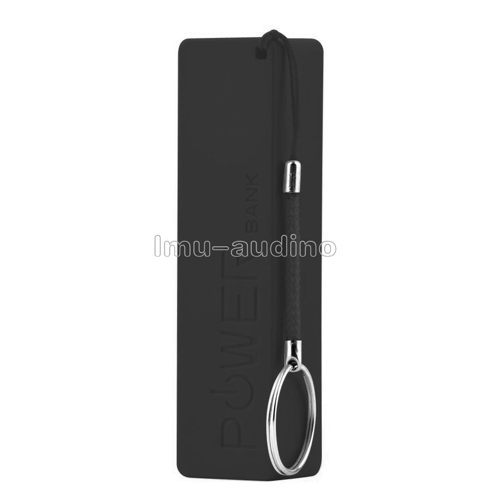 USB power bank charger pack box battery case for 1×18650 DIY portable black New